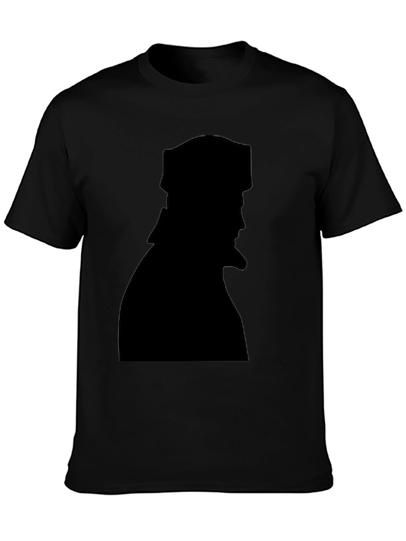 Black Silhouette Graphic Tee - Black view 3
