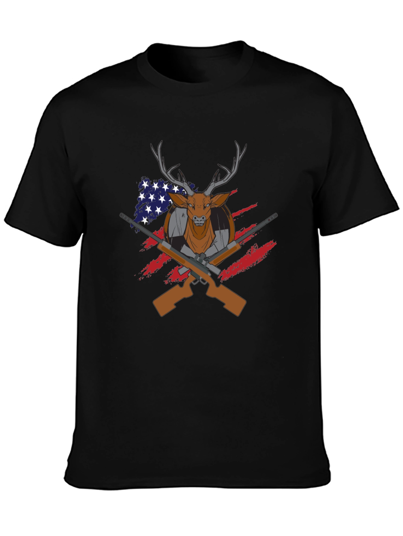Deer Hunter USA Flag T-Shirt - 3