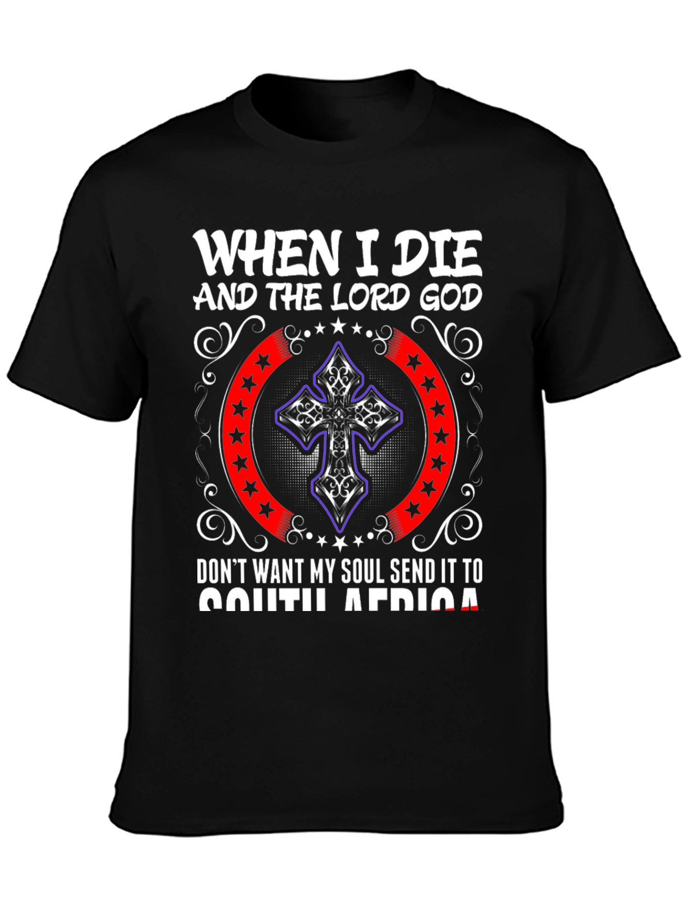 Black When I Die T-Shirt - South Africa view 3