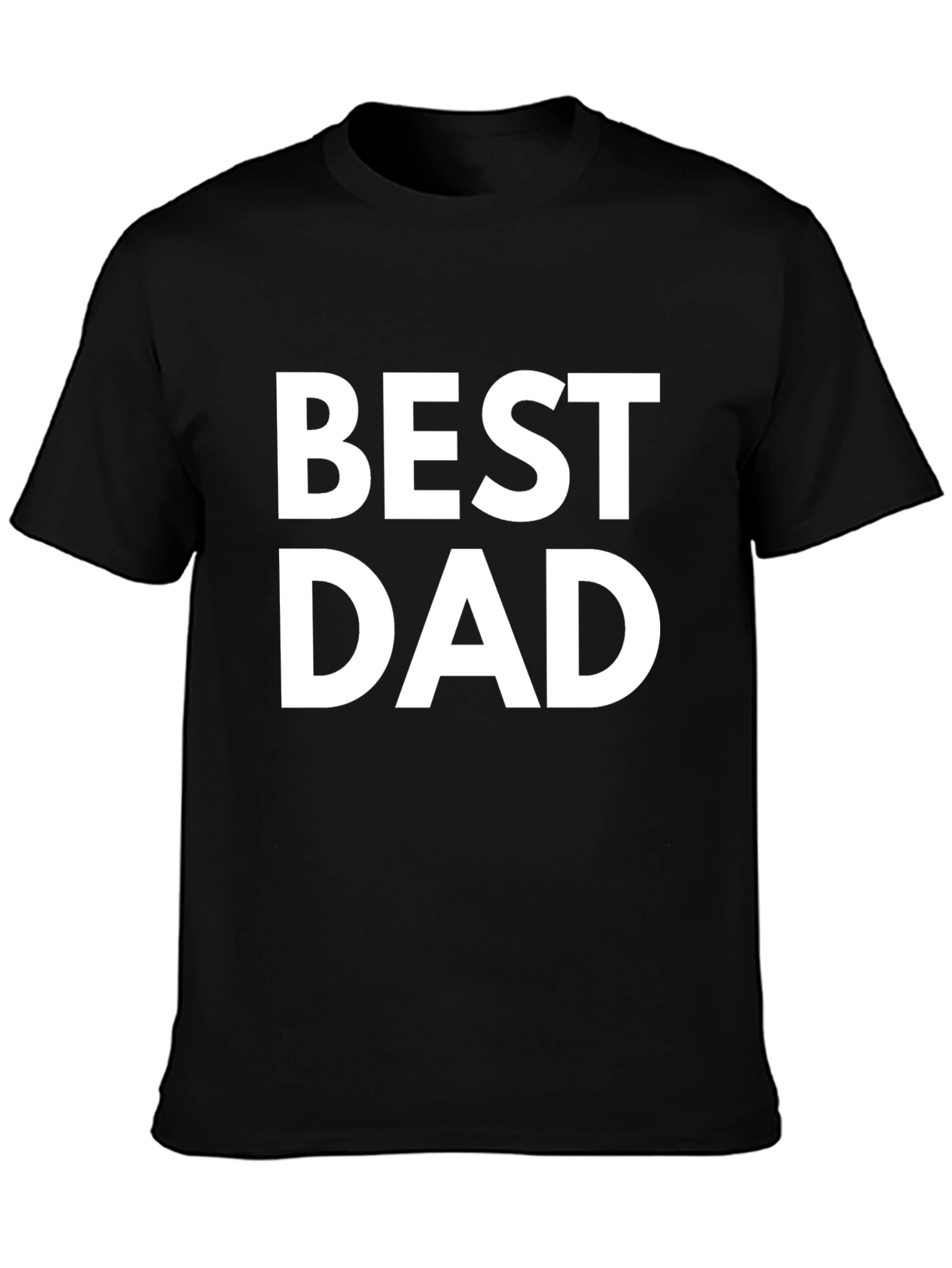 Black Best Dad T-Shirt - Classic Fit view 3
