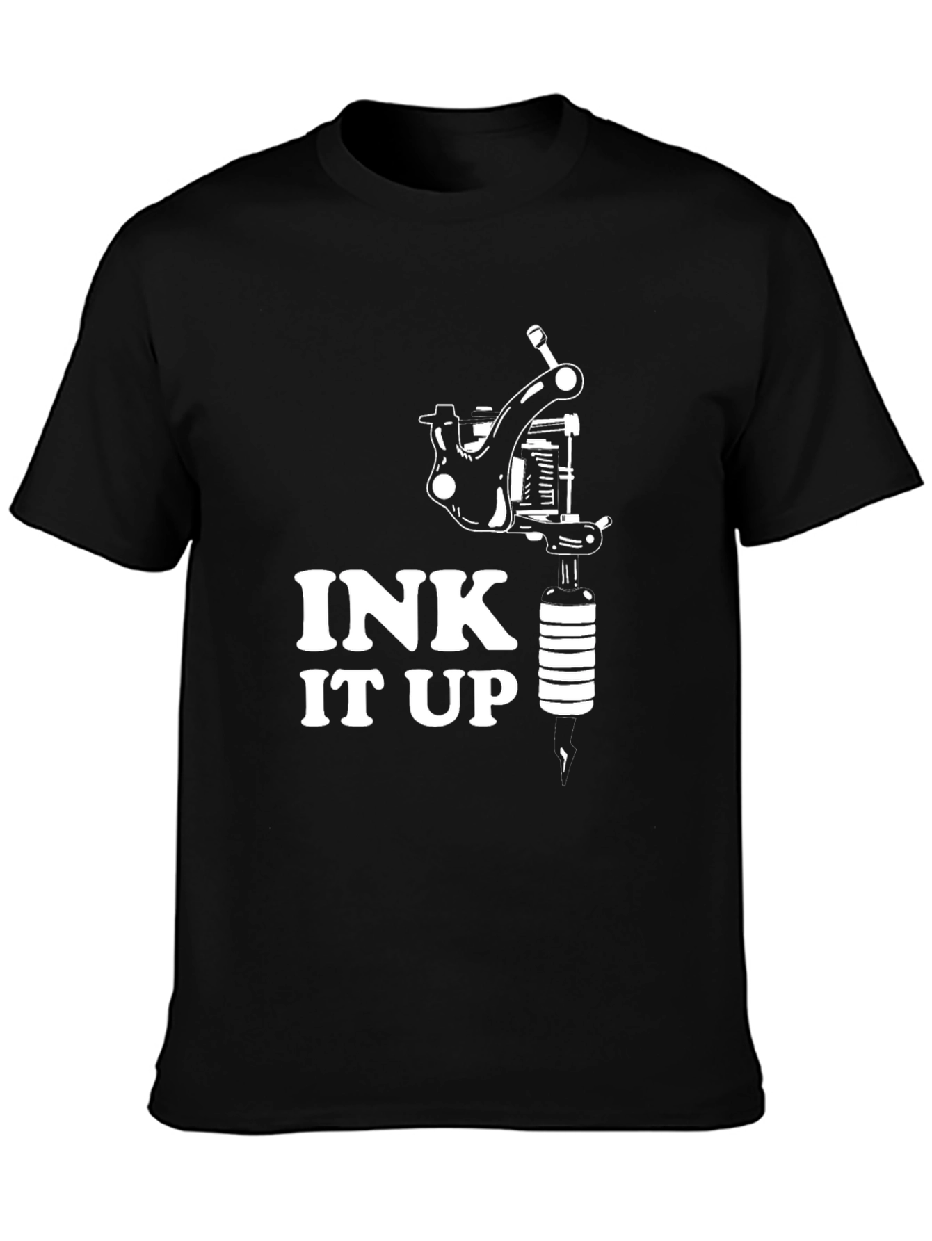 Black Ink It Up Tattoo T-Shirt - Black view 3