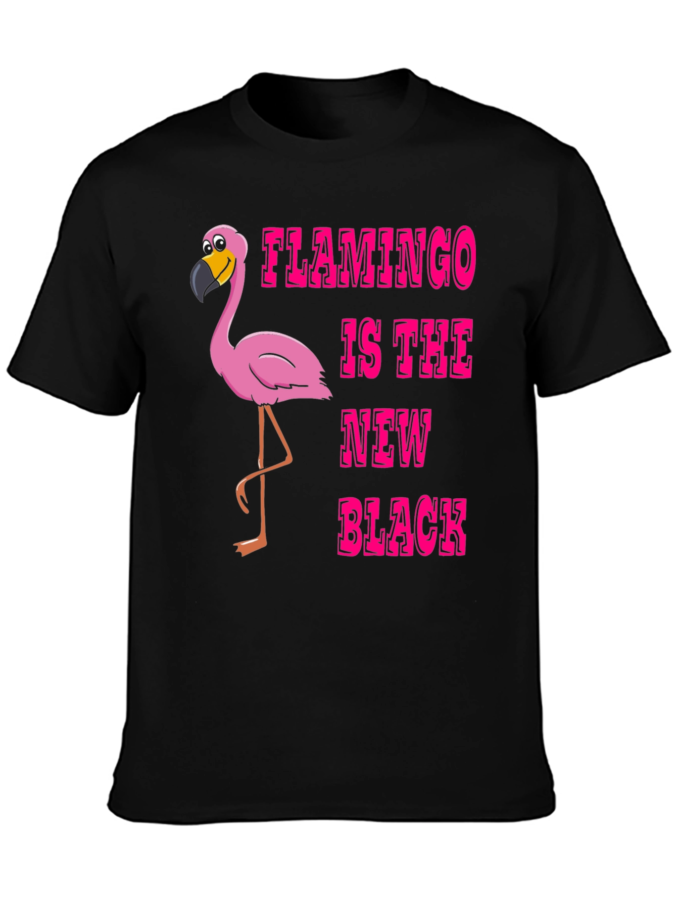 Black Flamingo is the New Black T-Shirt view 3