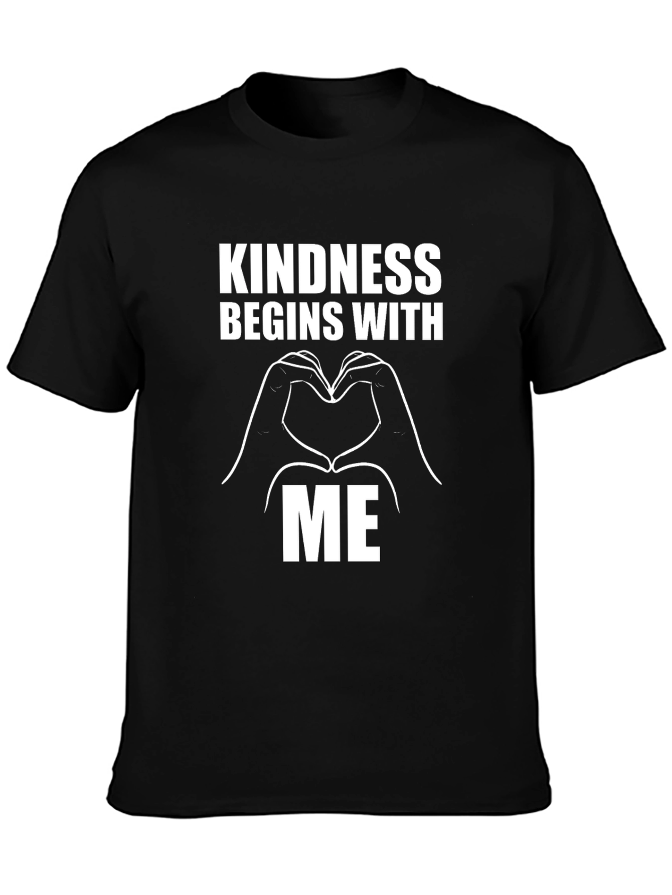Black Kindness Begins With Me Graphic Tee view 3