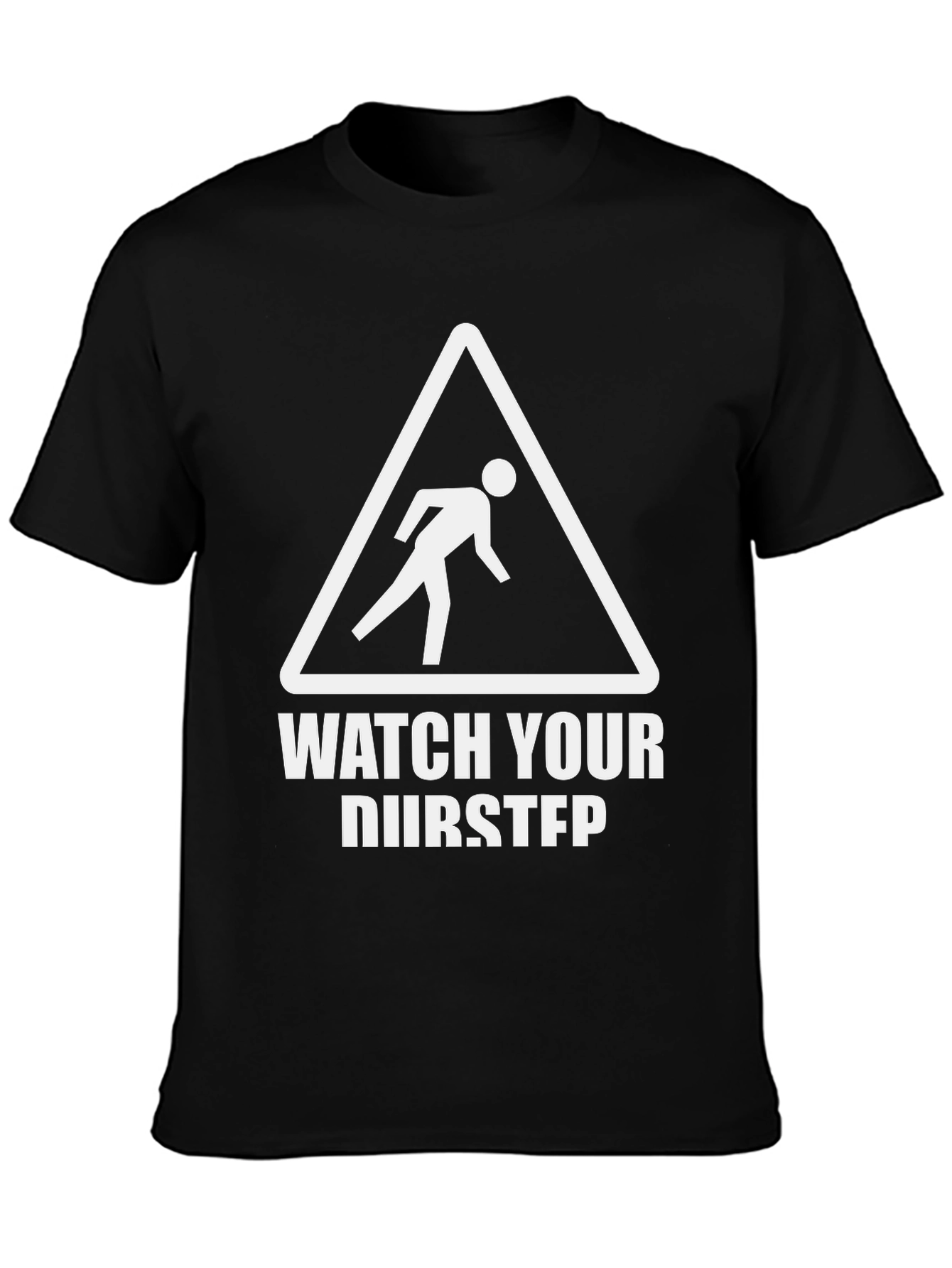 Black Watch Your Dubstep Black T-Shirt view 3