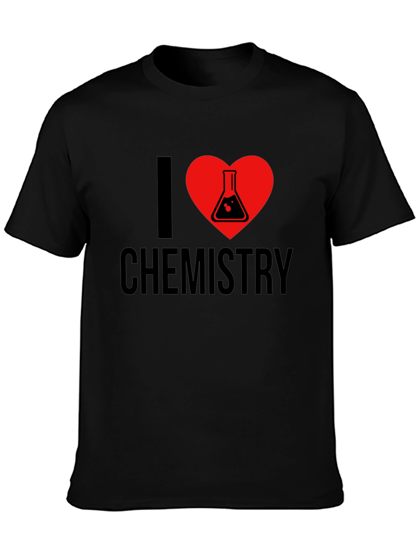 Black I Heart Chemistry Black T-Shirt view 3