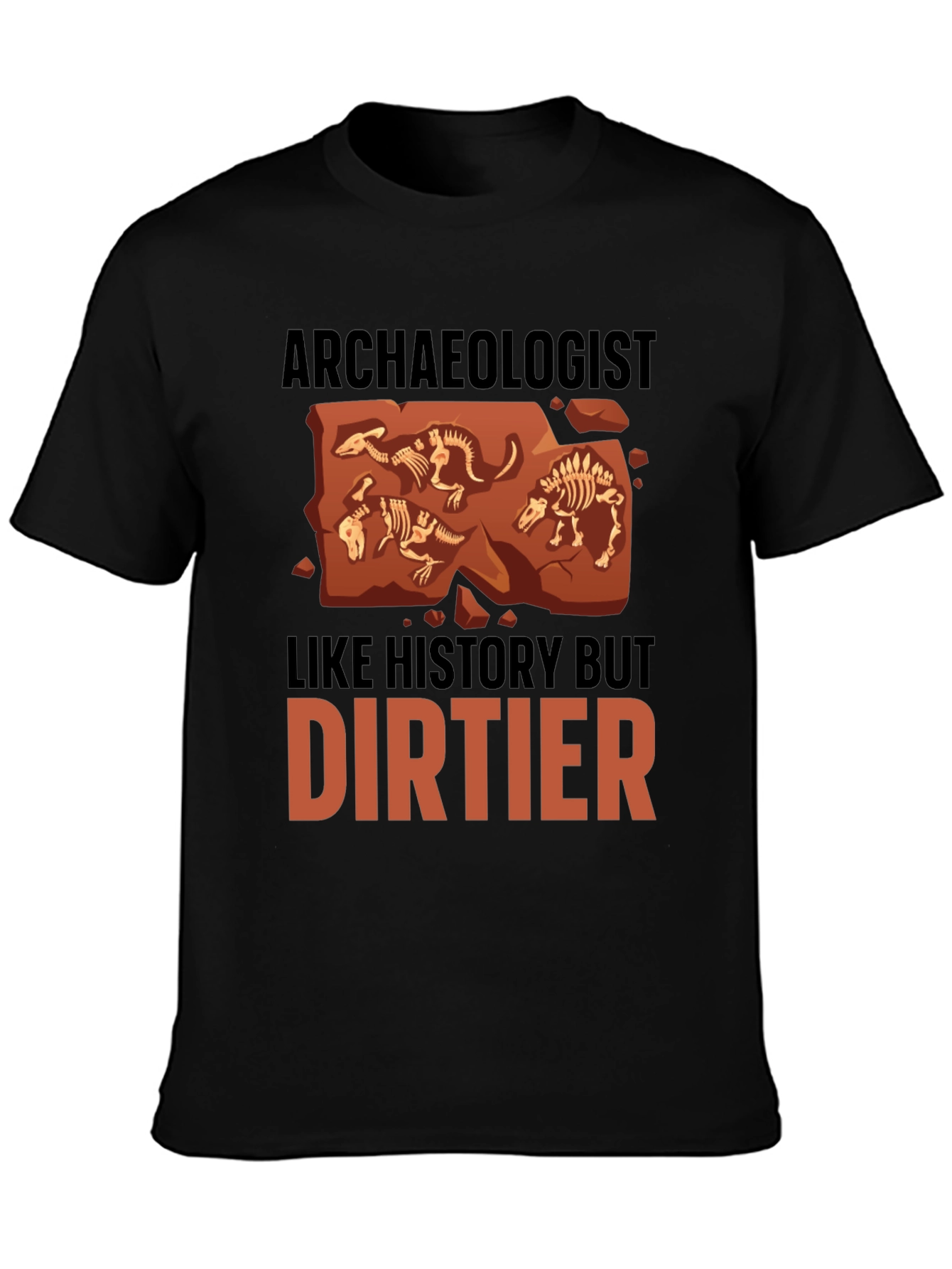Black Archaeologist T-Shirt - History But Dirtier view 3