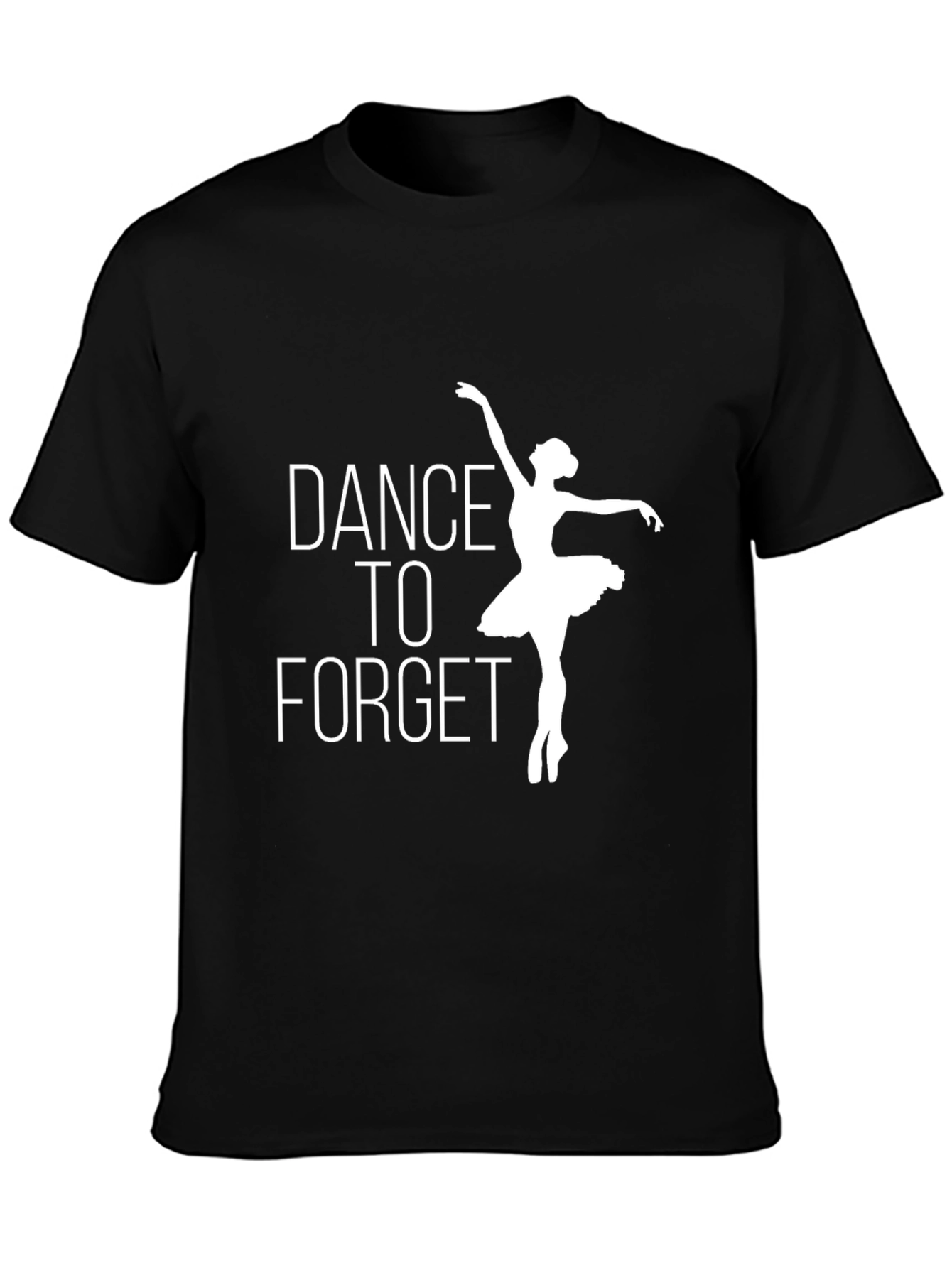 Black Dance to Forget Graphic T-Shirt view 3