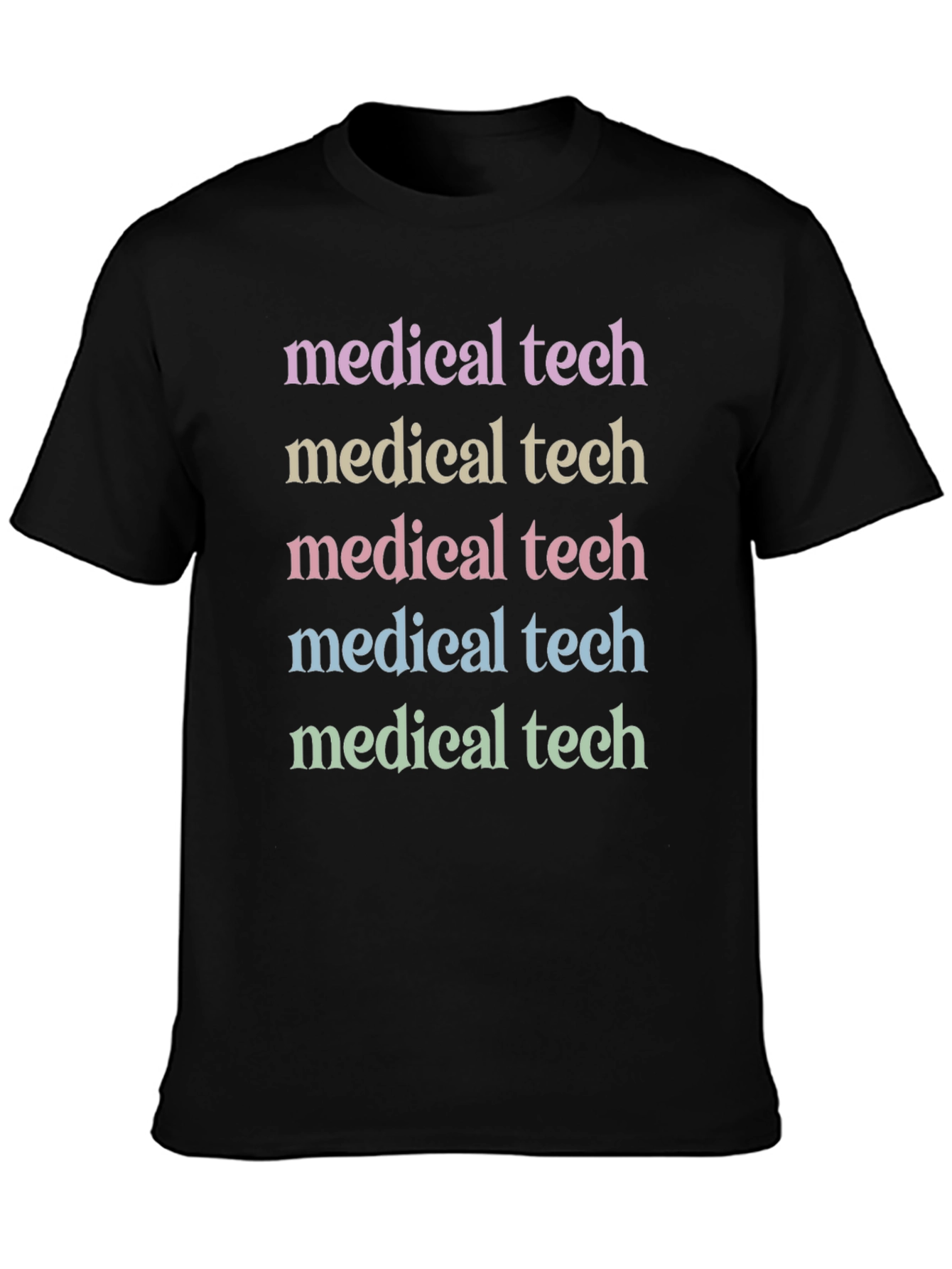 Black Medical Tech Graphic Tee view 3