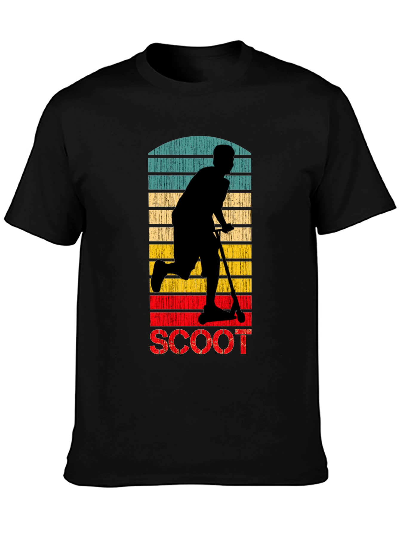 Retro Scooter Graphic T-Shirt - 3