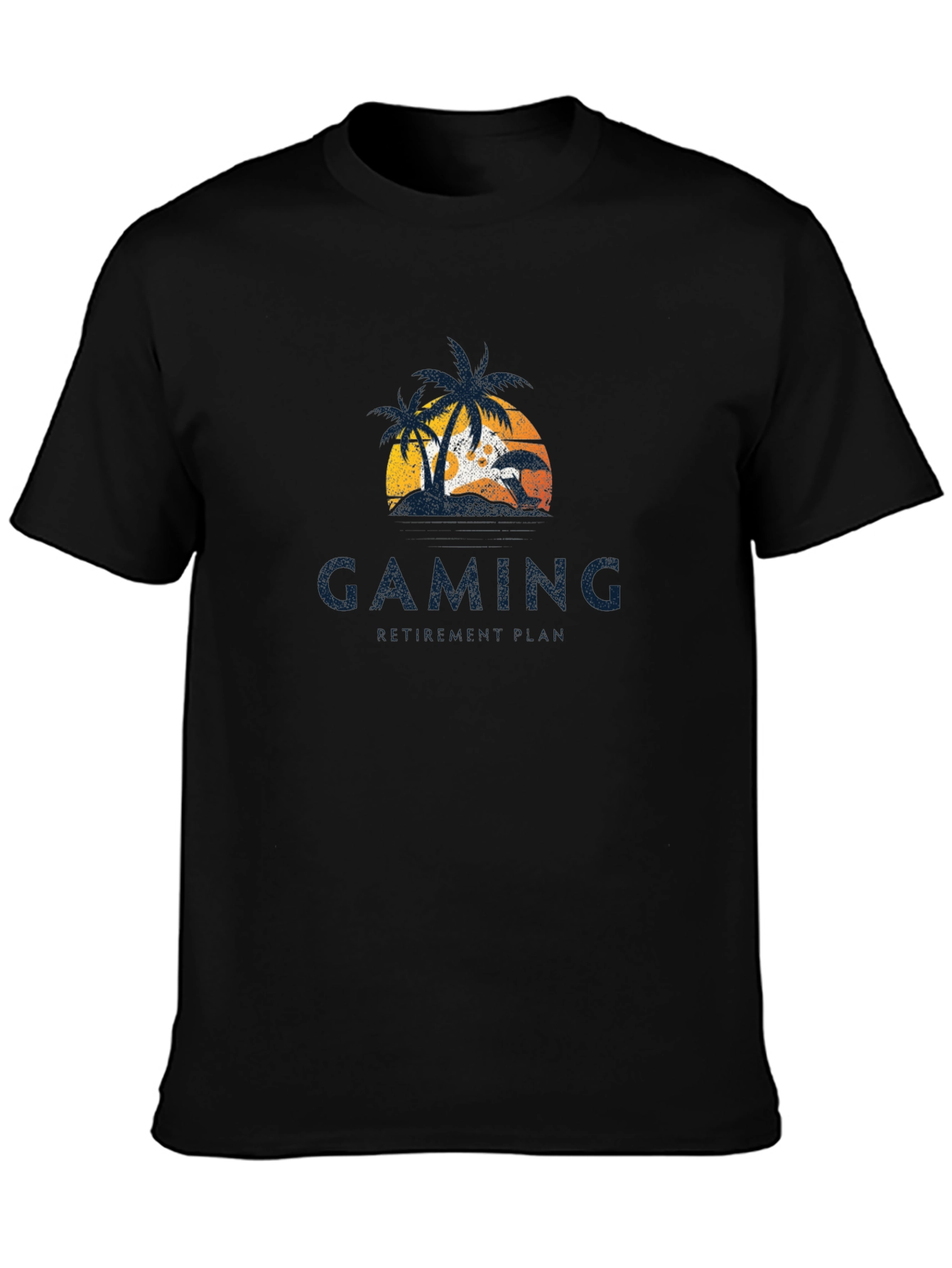 Black Gaming Paradise Black T-Shirt view 3