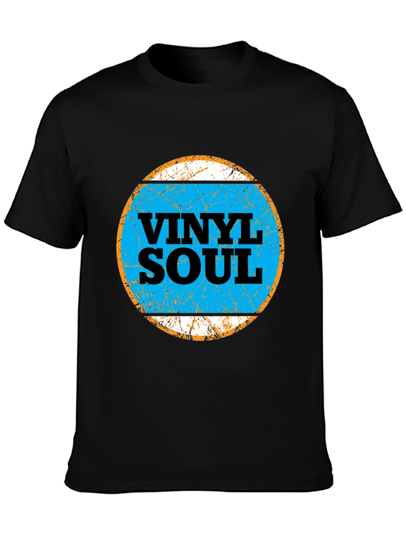 Black Vinyl Soul Graphic Tee view 3