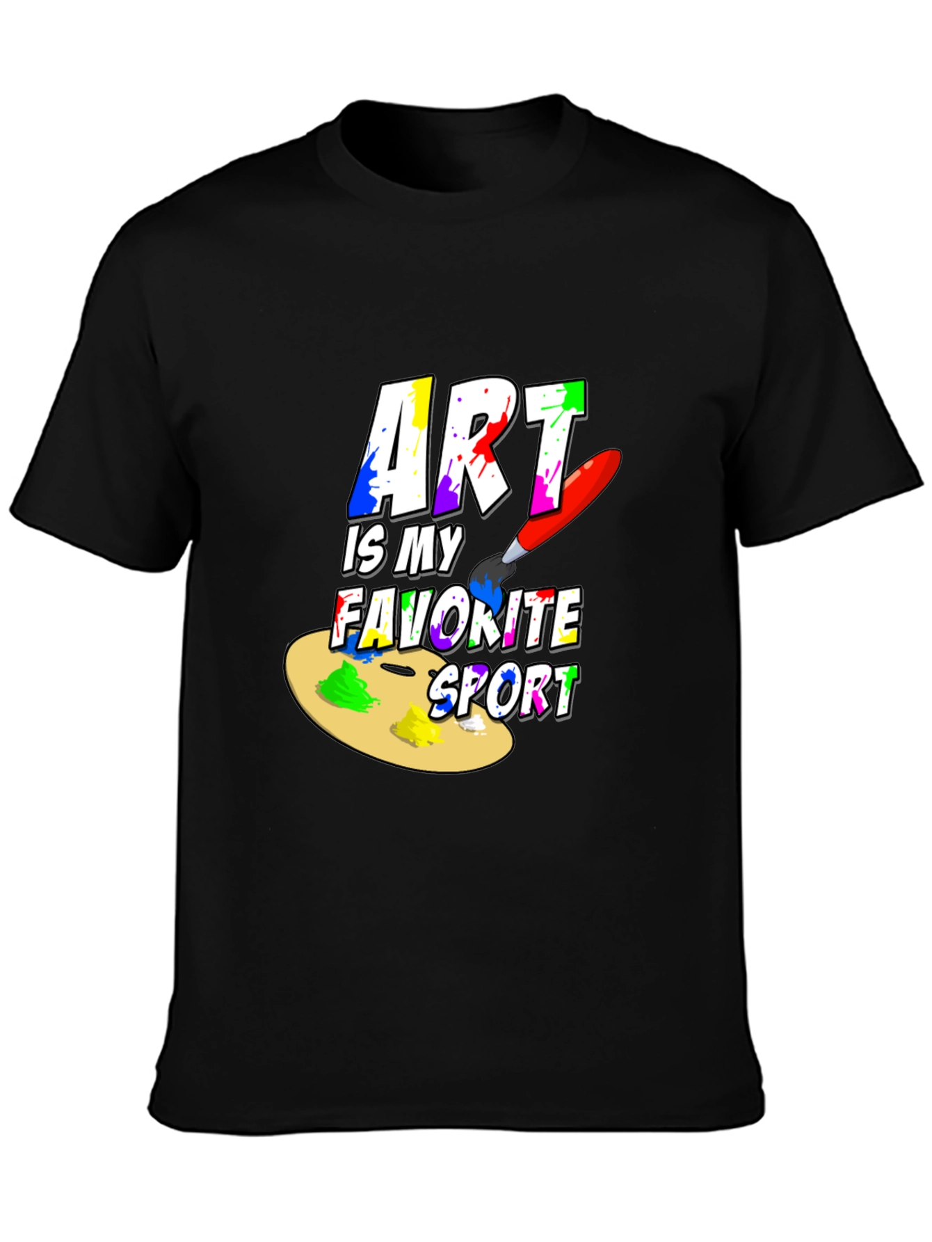 Black Art is My Favorite Sport T-Shirt view 3
