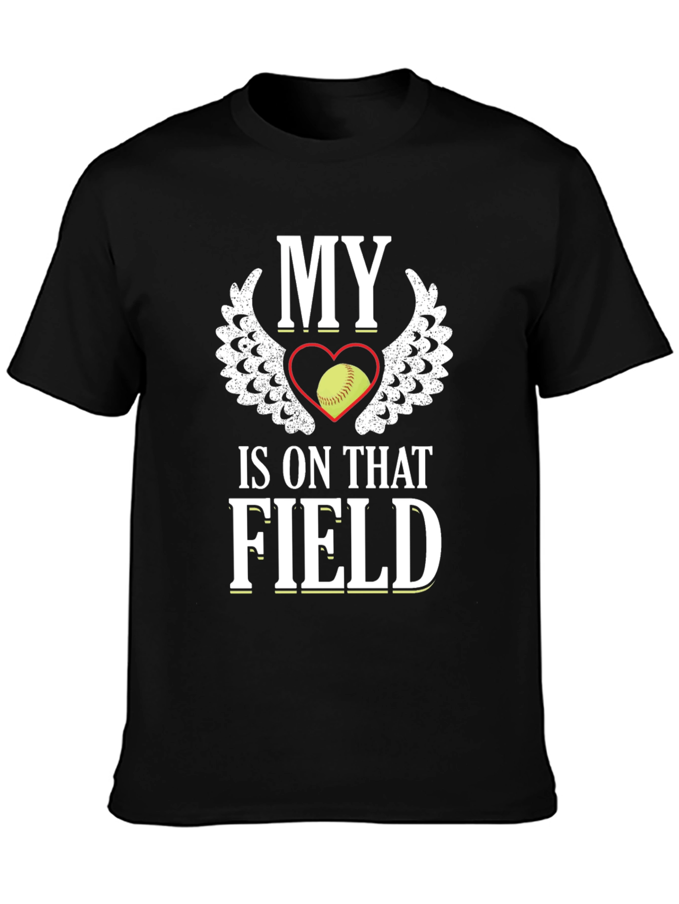 Black My Heart is on That Field Tee view 3