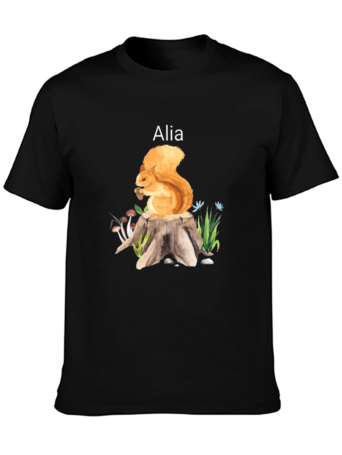 Black Squirrel Alia T-Shirt Nature Lover Tee view 3