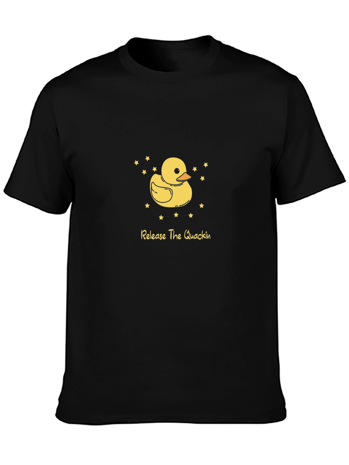 Black Release the Quackin' Duck T-Shirt view 3