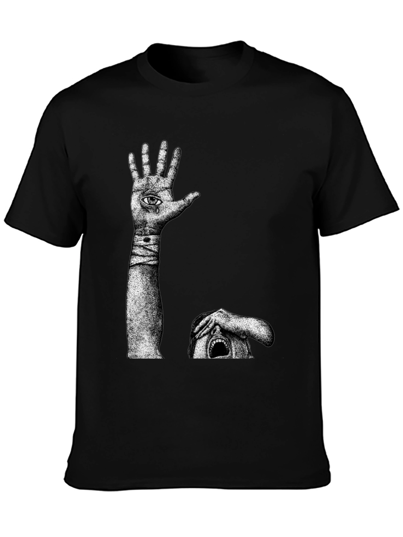 Surreal Graphic Print T-Shirt - 3