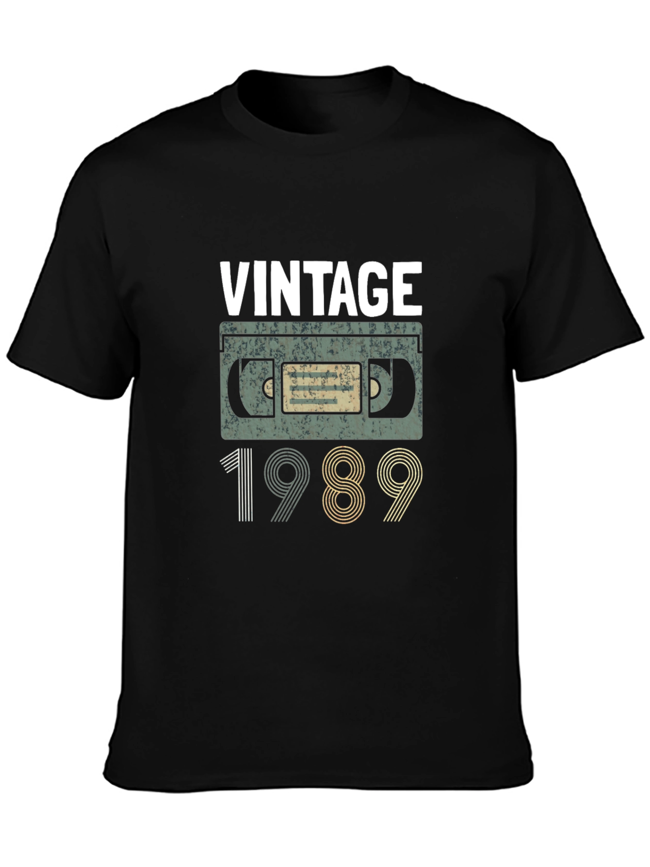 Black Vintage 1989 Graphic T-Shirt view 3