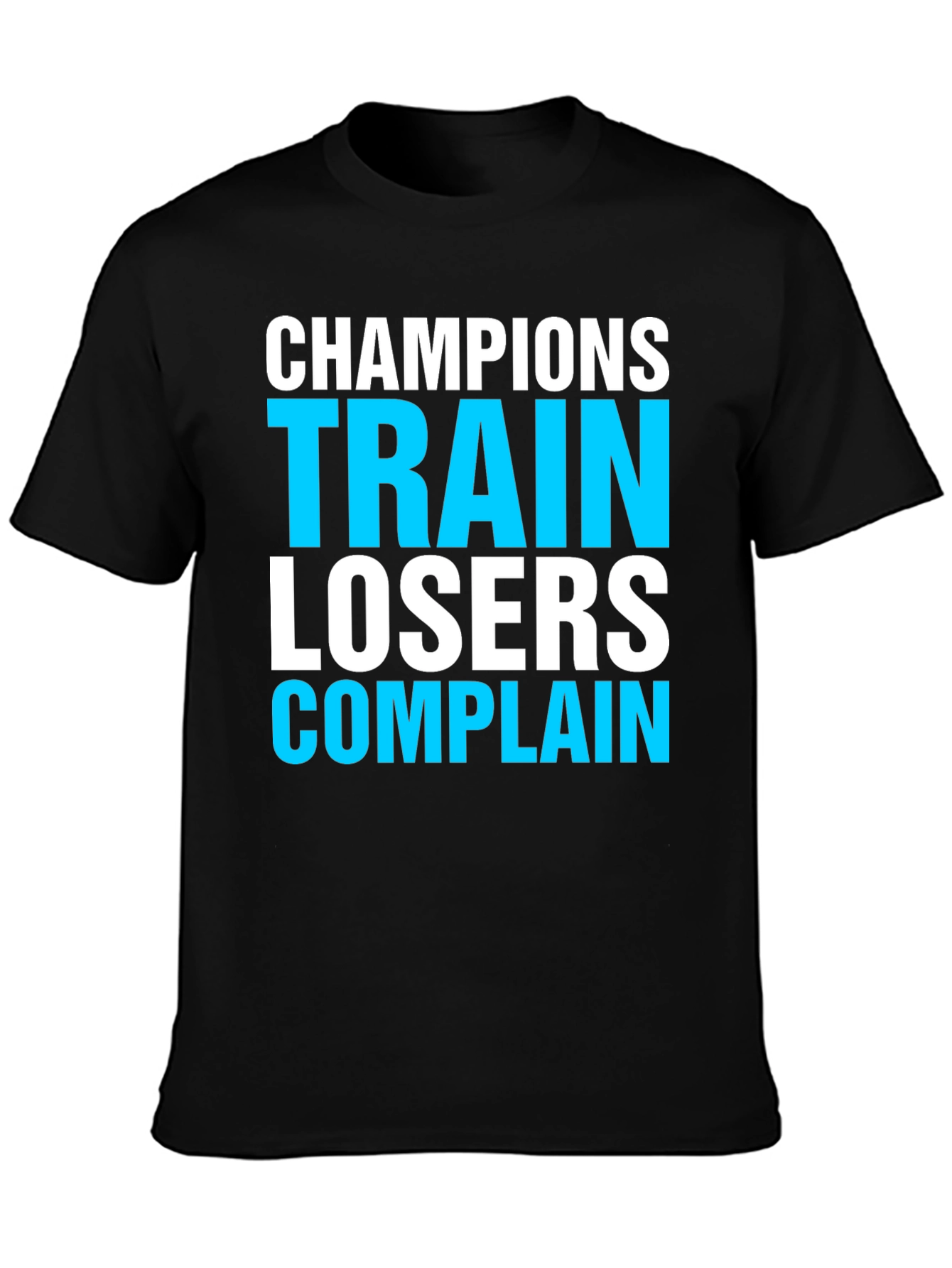 Black Champion Motivational T-Shirt view 3