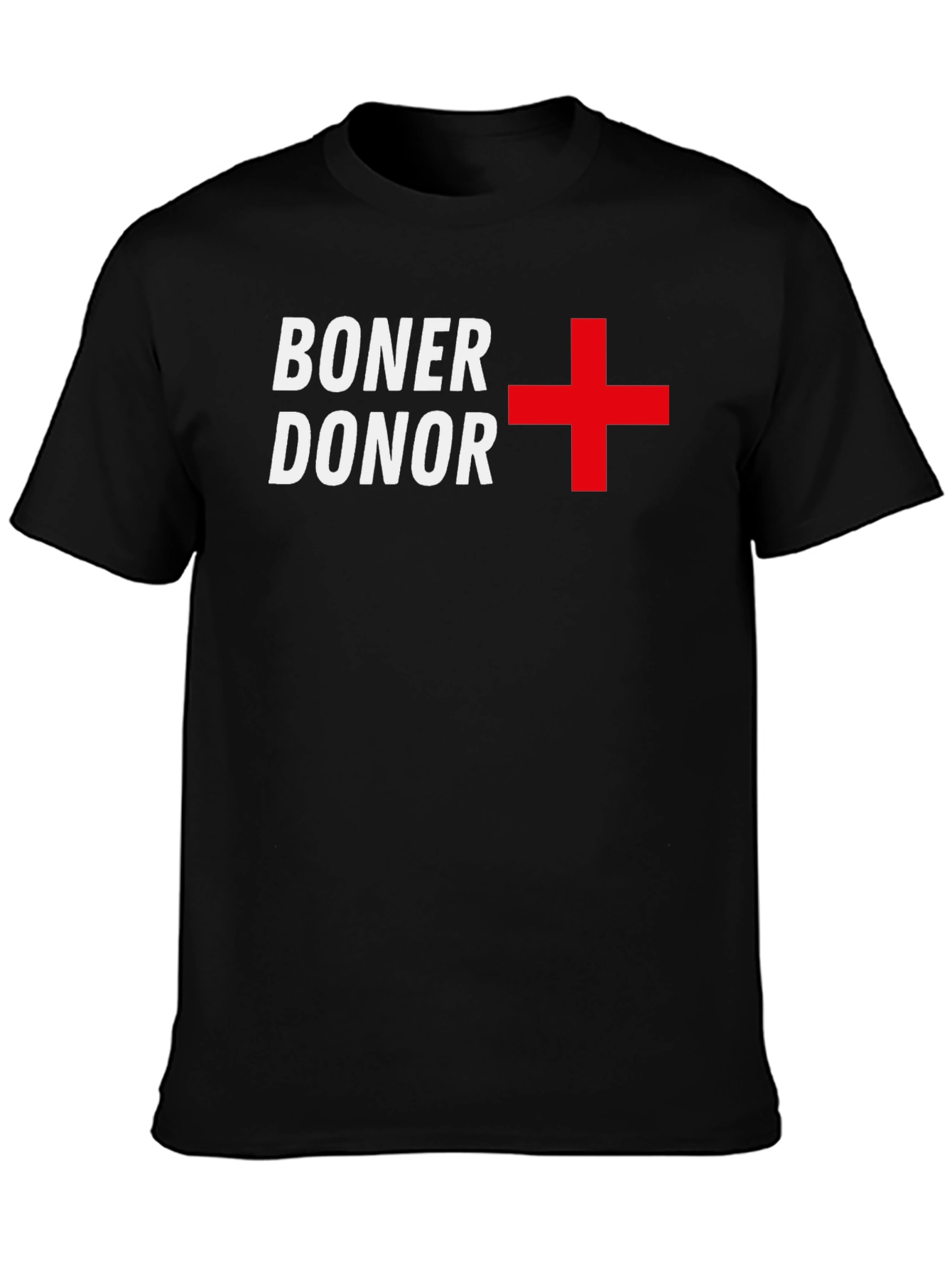 Black Boner Donor Black Humor T-Shirt view 3
