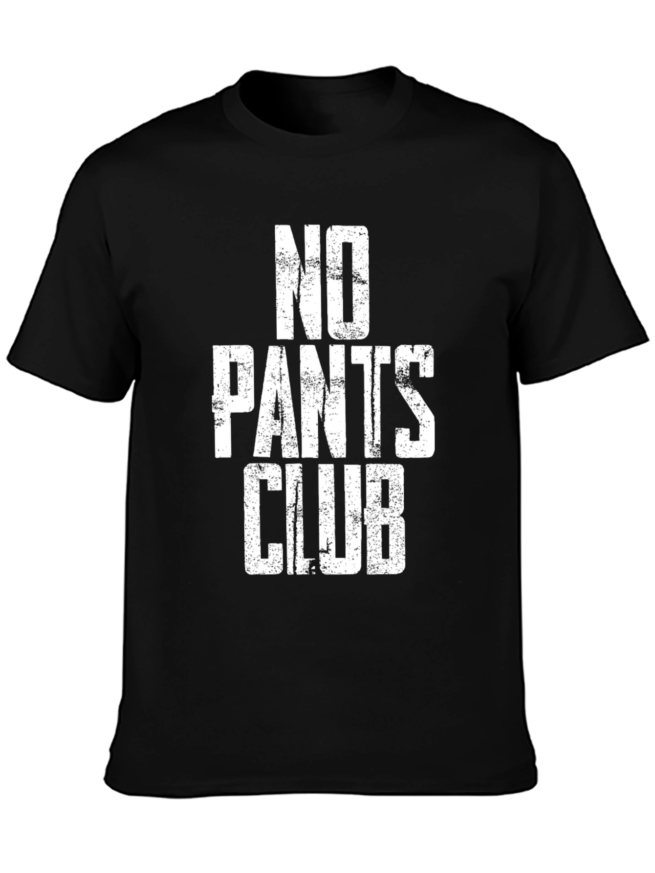 Black No Pants Club Graphic Tee view 3