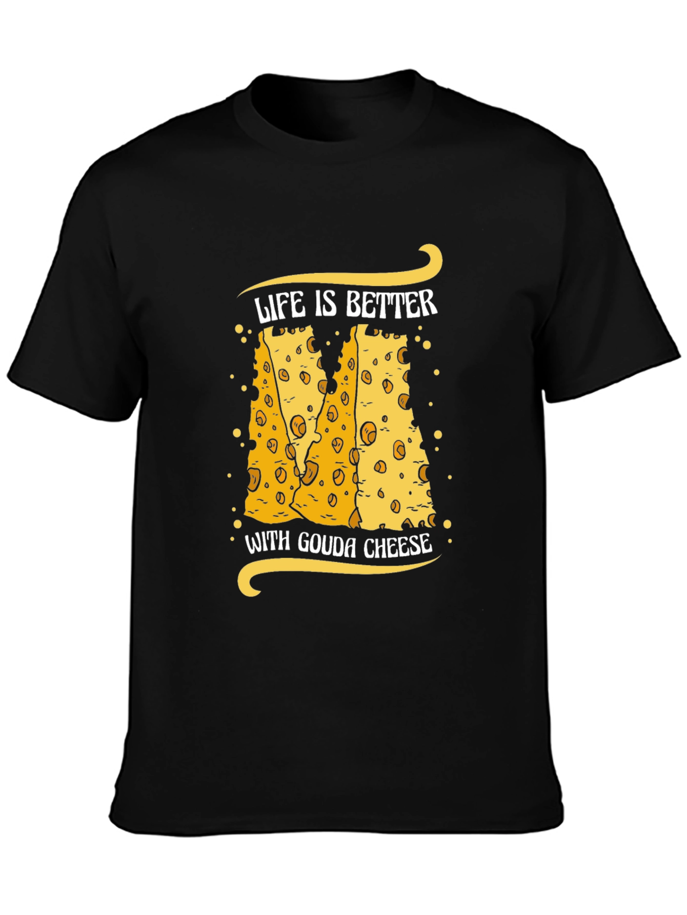 Gouda Cheese Lover T-Shirt Funny Food Tee - 3