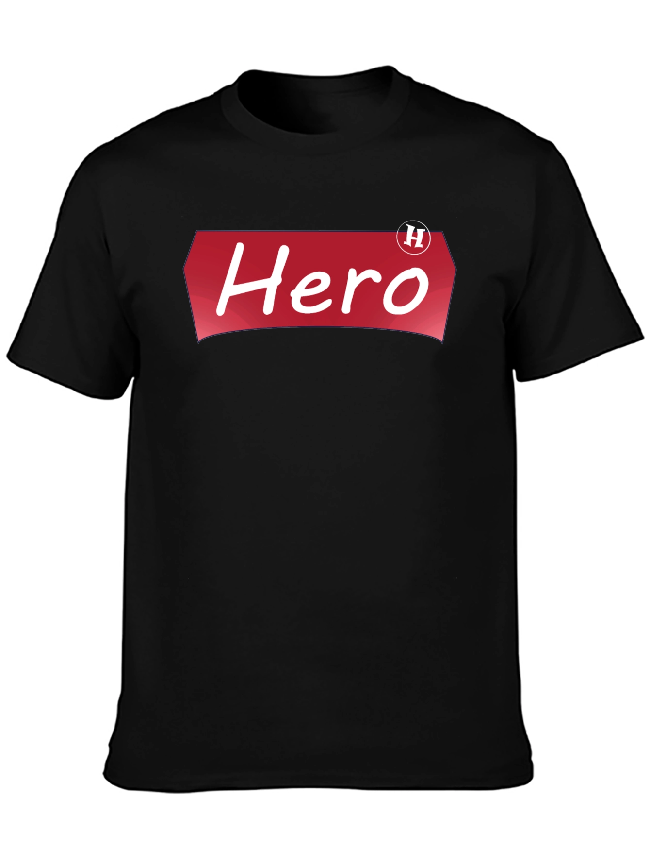 Black Hero Graphic T-Shirt - Stylish & Comfortable view 3