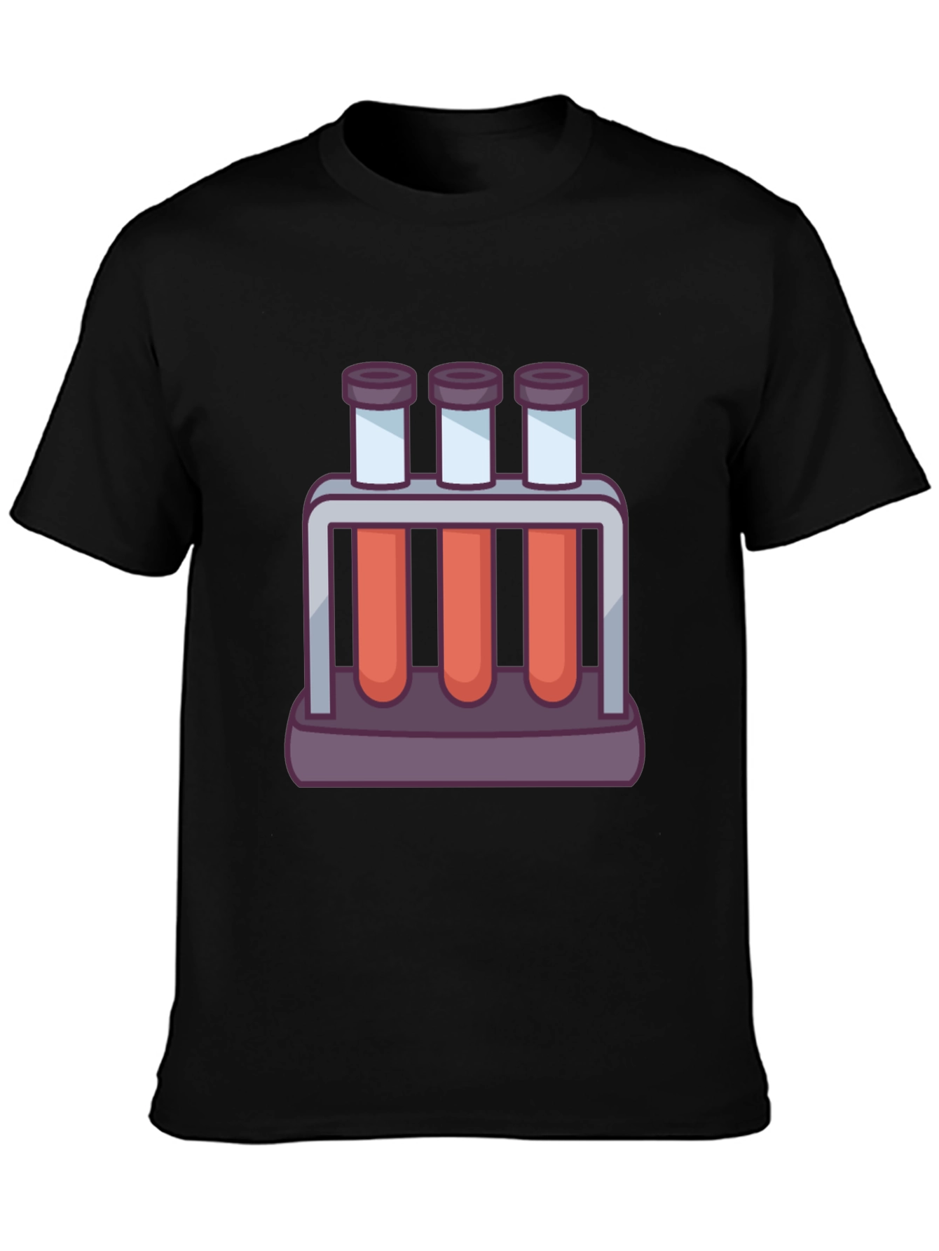 Black Science Test Tube Graphic Tee view 3