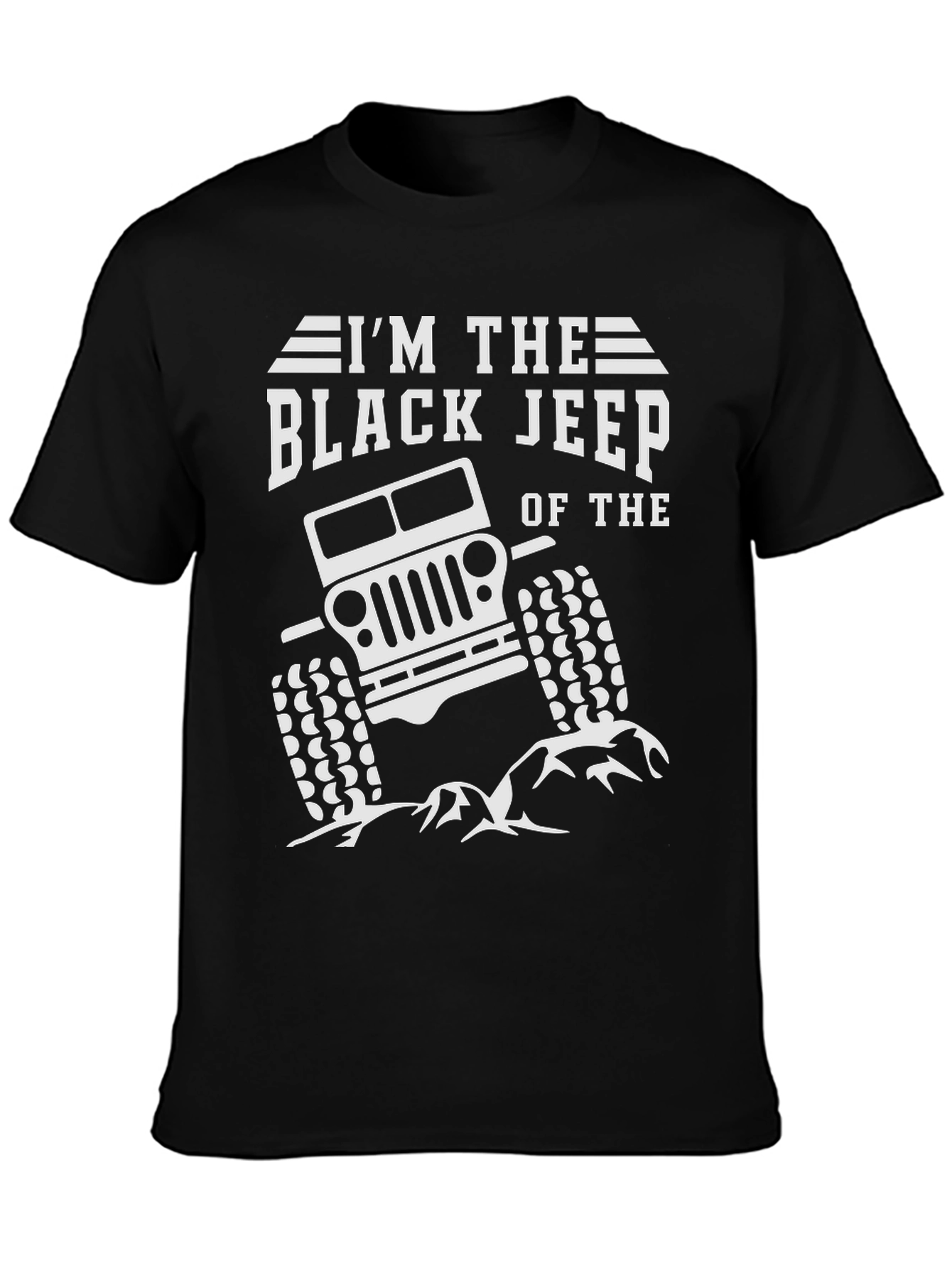 Black Black Jeep T-Shirt - Off-Road Adventure Tee view 3
