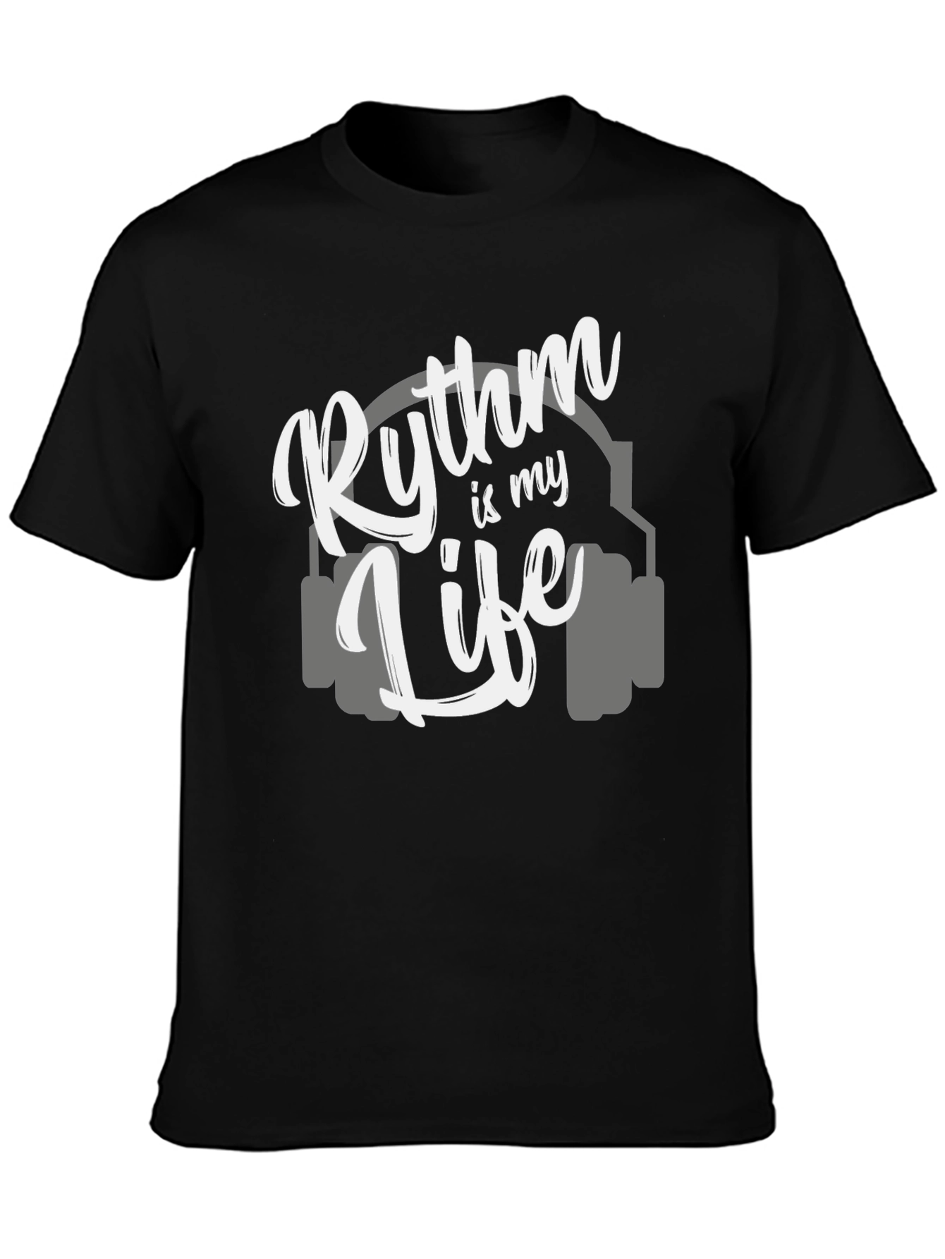 Black Rhythm is my Life Graphic T-Shirt view 3