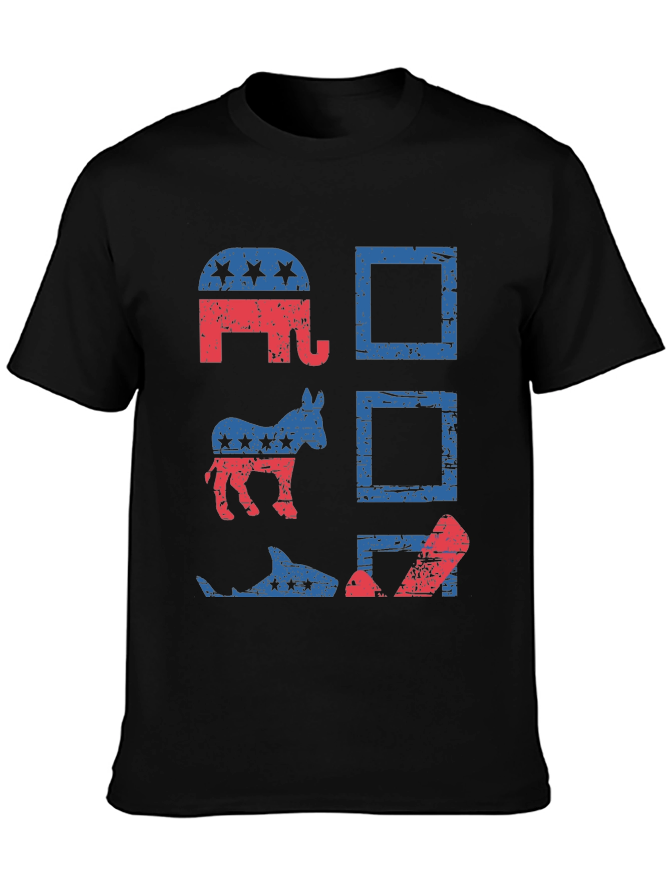 Black Political Punditry Graphic Tee view 3