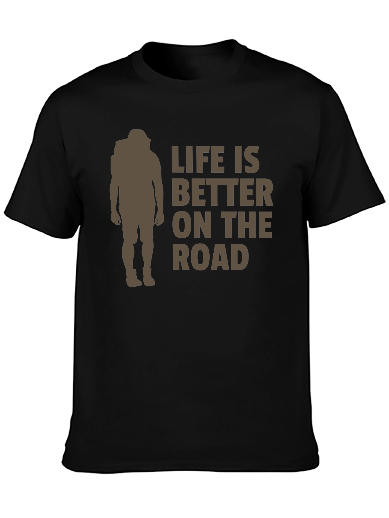 Black Life is Better on the Road T-Shirt view 3