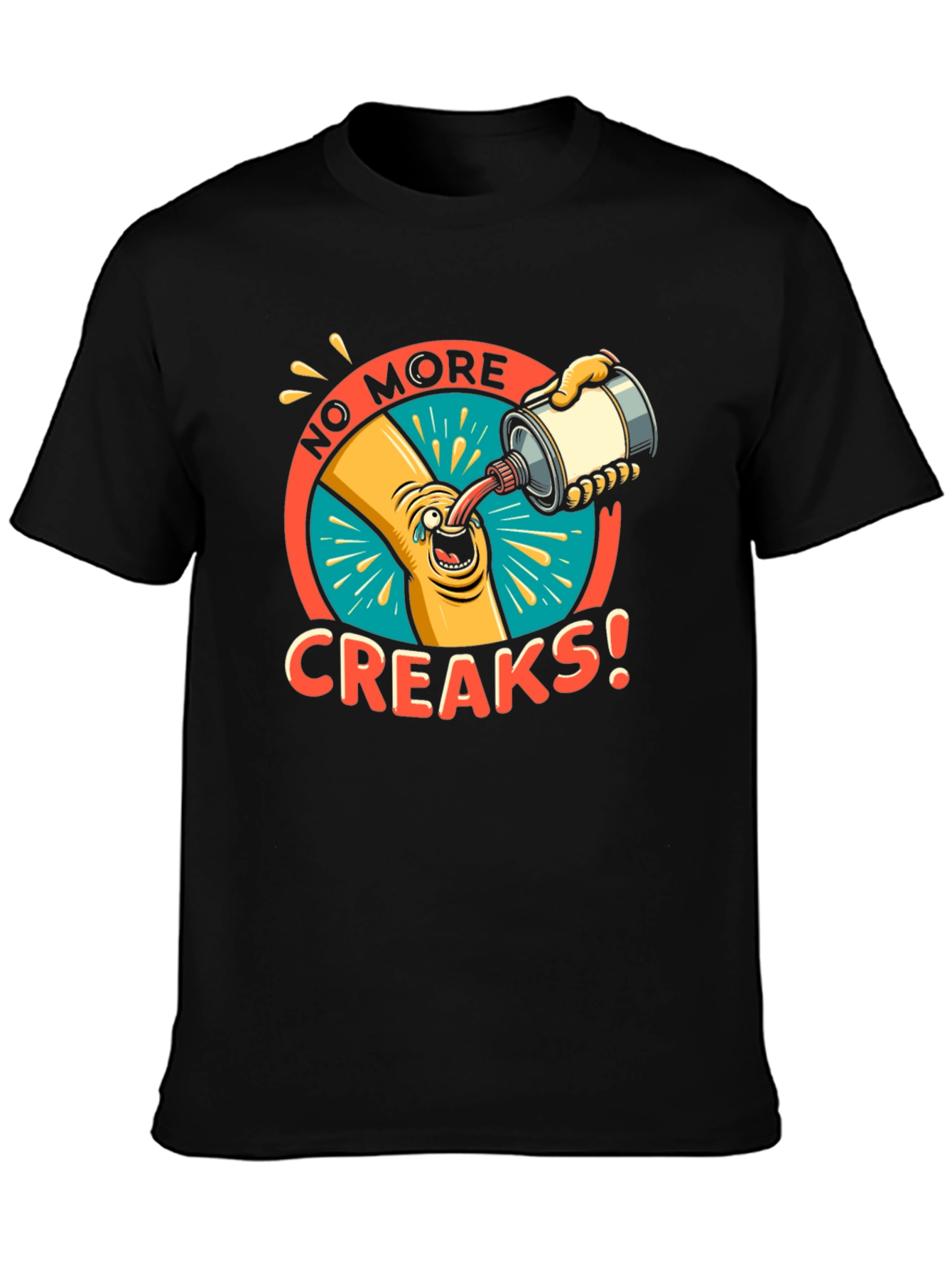 Black No More Creaks Graphic T-Shirt view 3