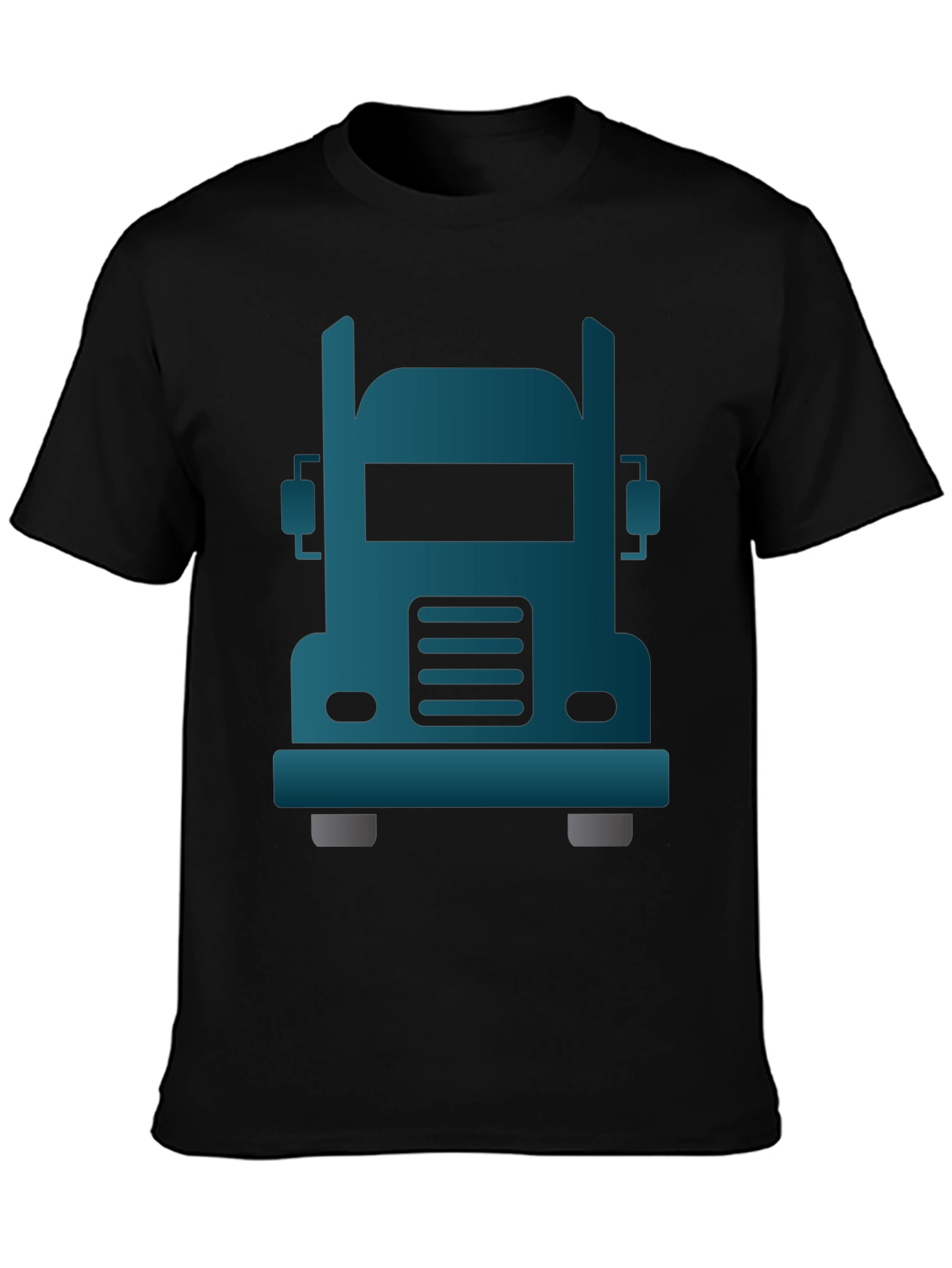 Black Truck Graphic Tee - Cool Vehicle Design view 3