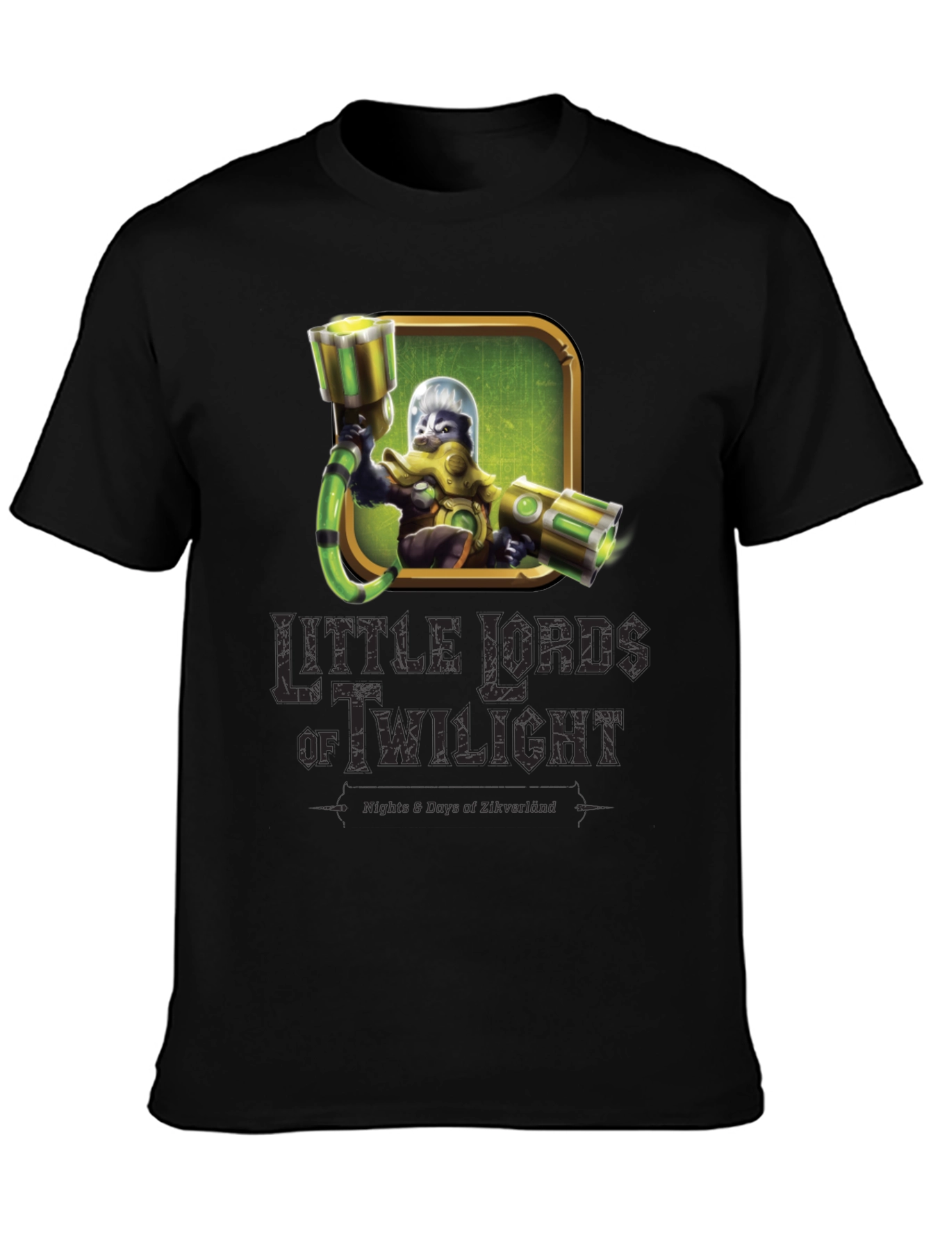 Black Little Lords of Twilight Graphic Tee view 3