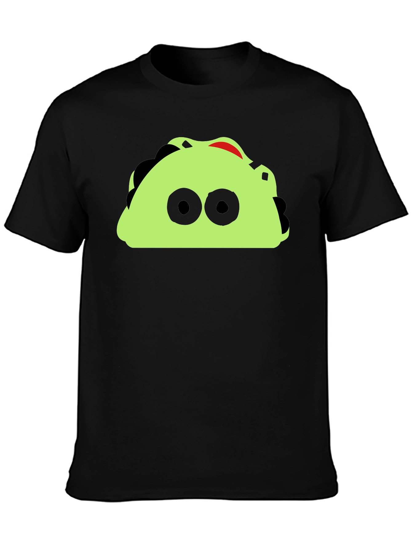 Black Funny Taco Graphic T-Shirt - Unique Design view 3