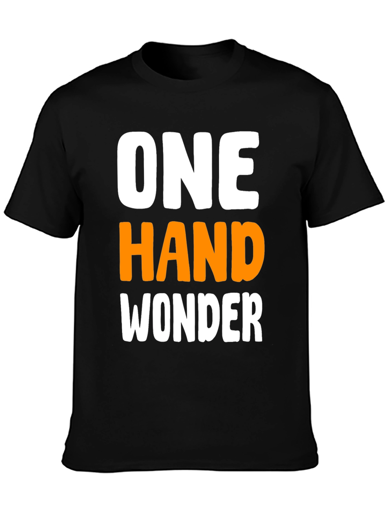Black One Hand Wonder Graphic T-Shirt - Black view 3