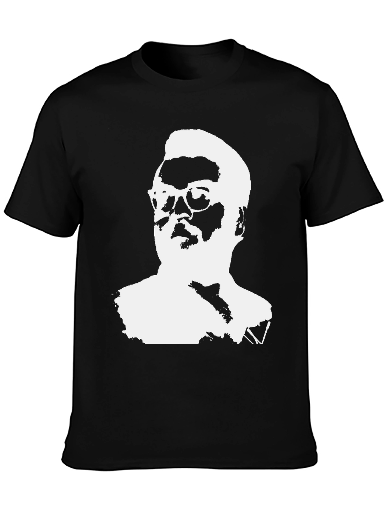 Black Silhouette Graphic Tee - Cool Casual Style view 3