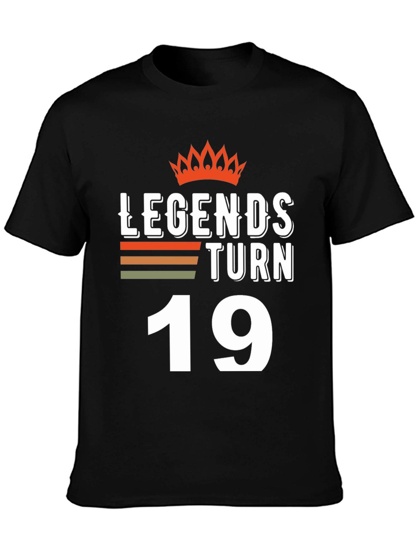 Black Legends Turn 19 T-Shirt view 3