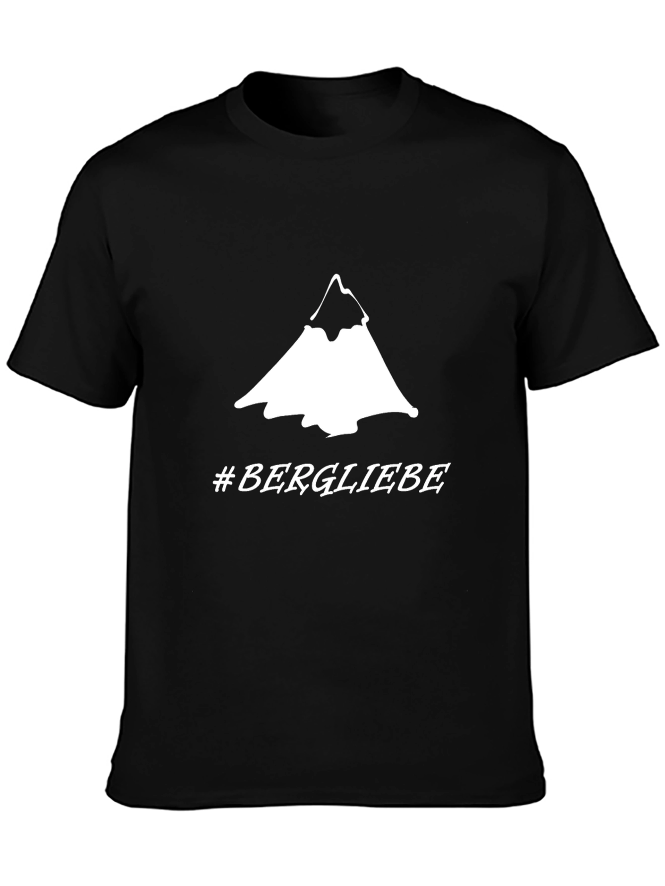 Black Bergliebe Mountain T-Shirt - Black view 3
