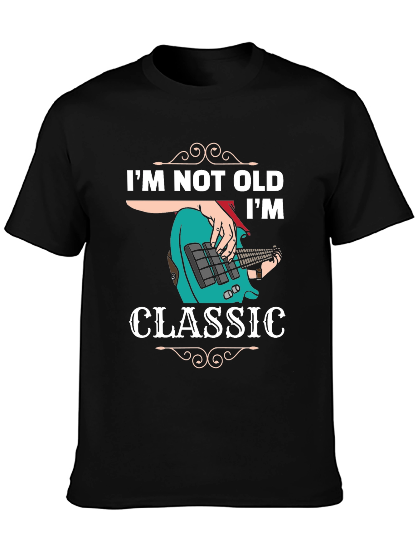 Black I'm Not Old I'm Classic T-Shirt view 3