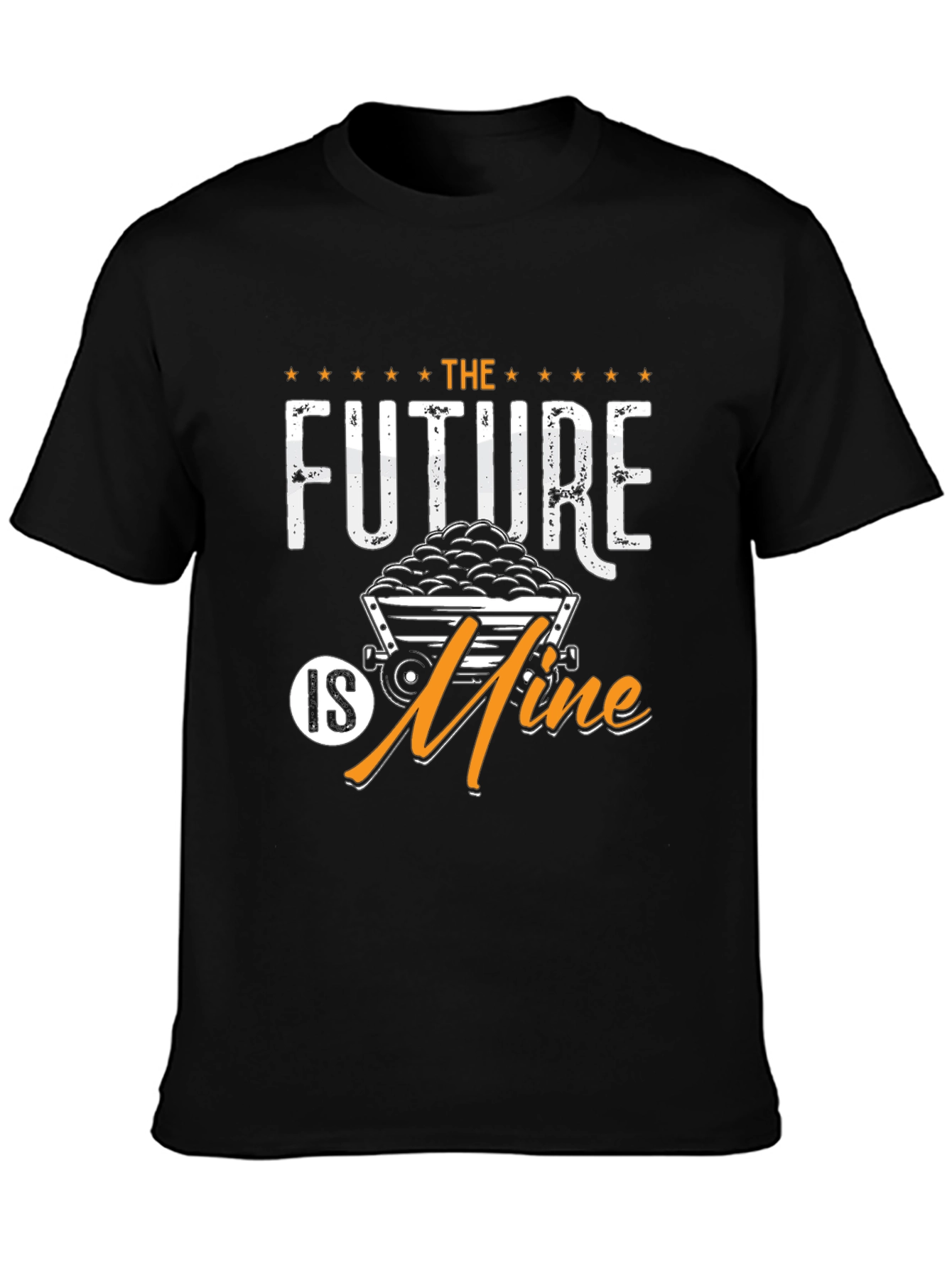 Black The Future is Mine Graphic T-Shirt view 3