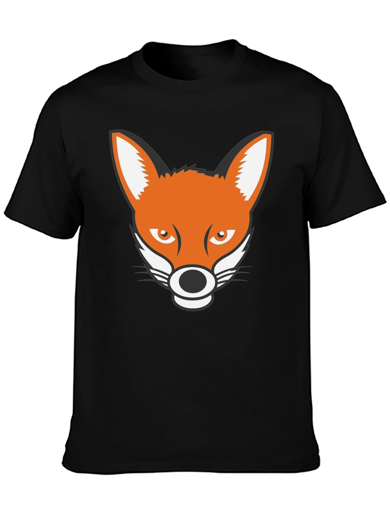 Black Fox Graphic Tee - Black T-Shirt view 3