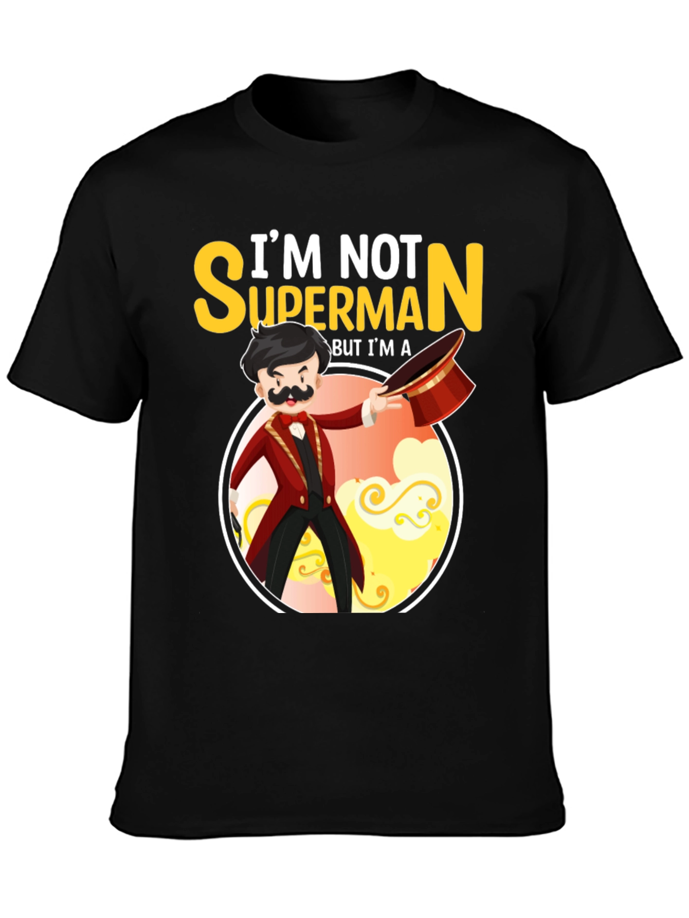 Black Magician T-Shirt - "I'm Not Superman" view 3