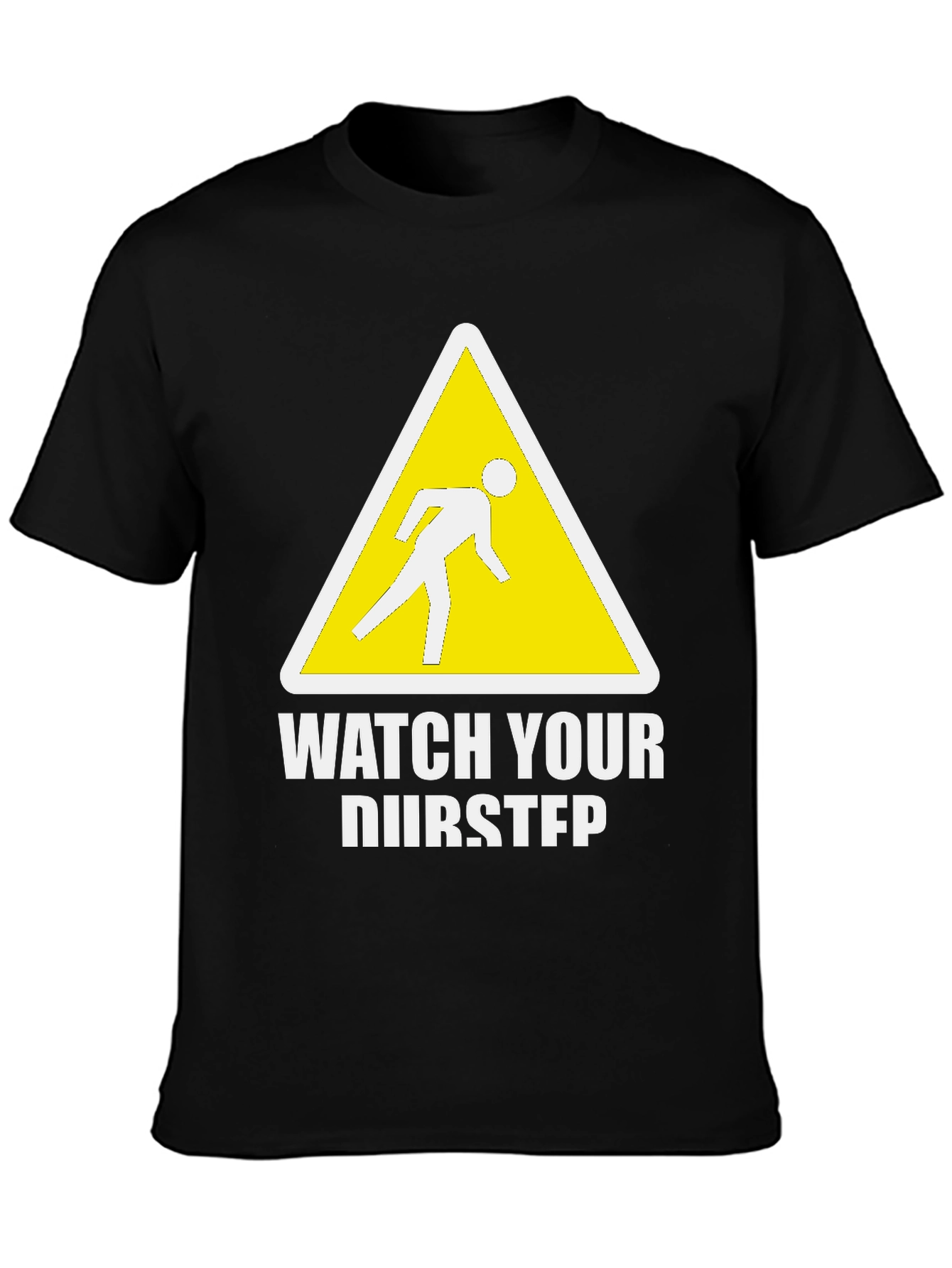 Black Funny Dubstep T-Shirt - Watch Your Dubstep view 3