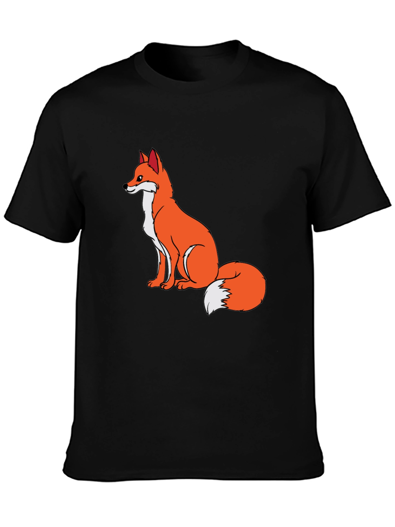 Black Fox Graphic T-Shirt - Stylish Casual Tee view 3