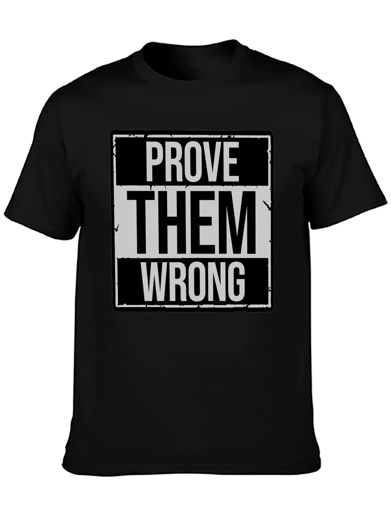 Black Prove Them Wrong Graphic T-Shirt view 3