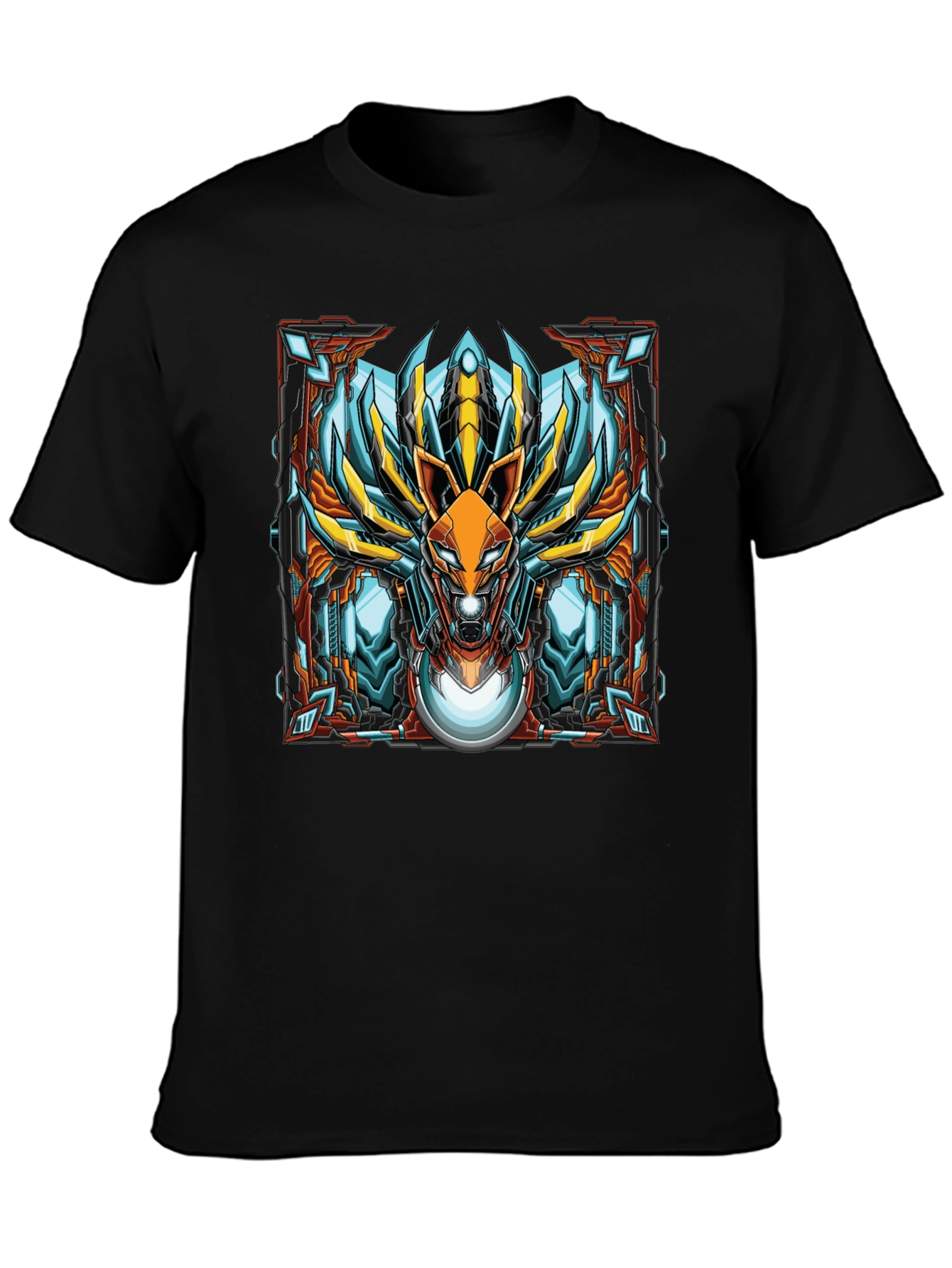 Robot Fox Graphic Tee - Unique Design - 3