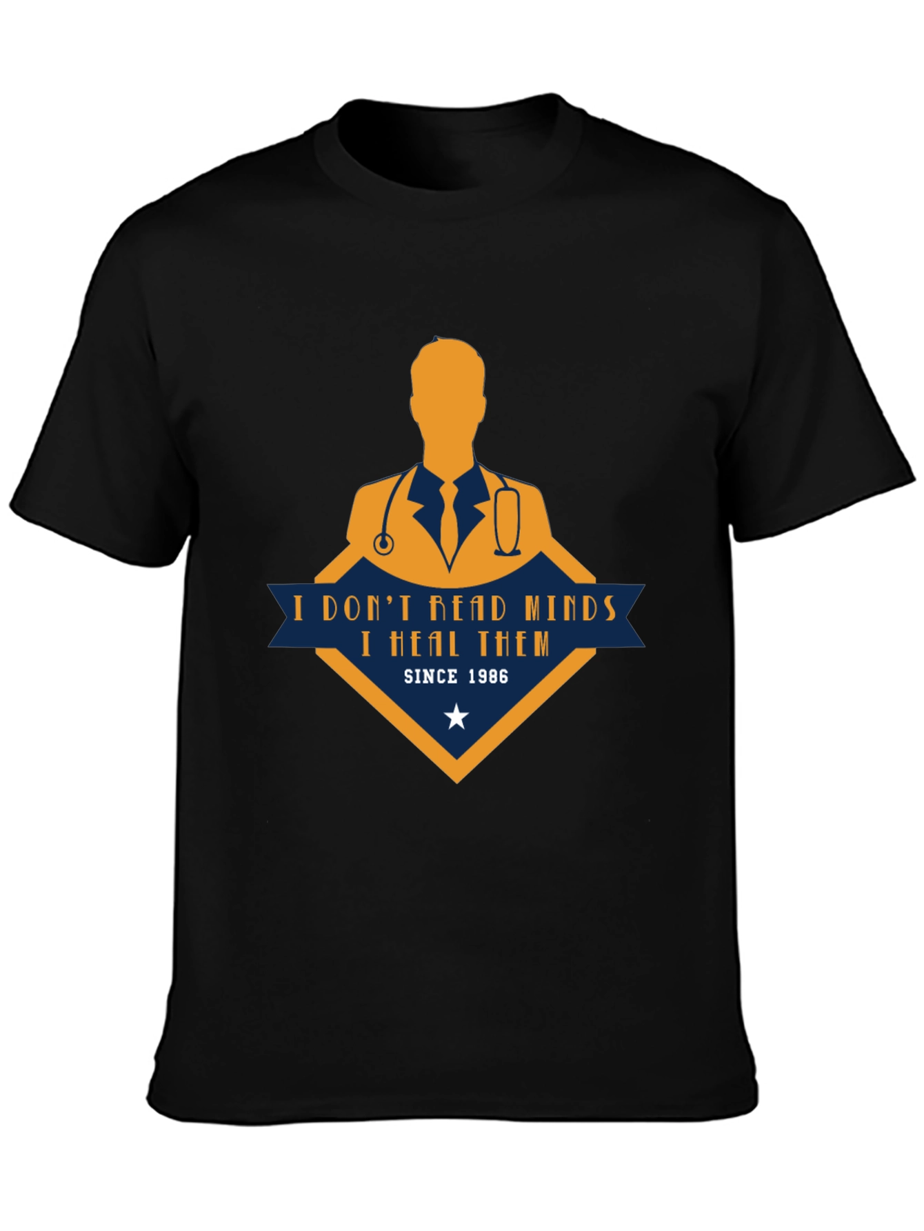 Black Doctor's Healing Since 1986 T-Shirt view 3