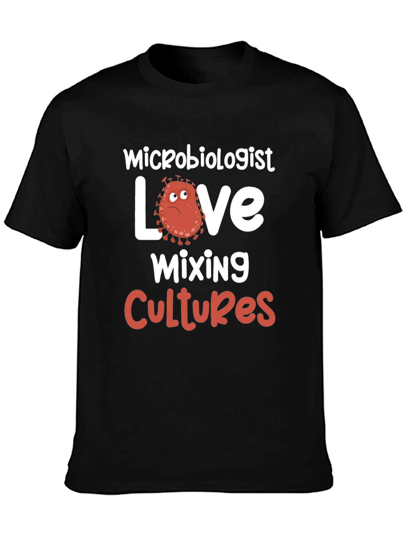 Black Microbiologist Mixing Cultures T-Shirt view 3