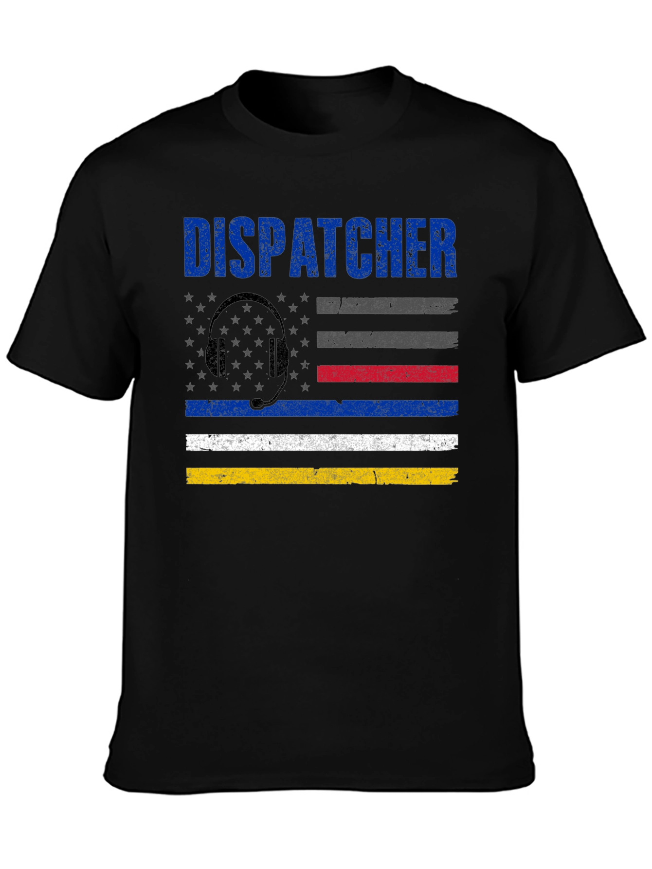 Dispatcher American Flag Graphic T-Shirt - 3